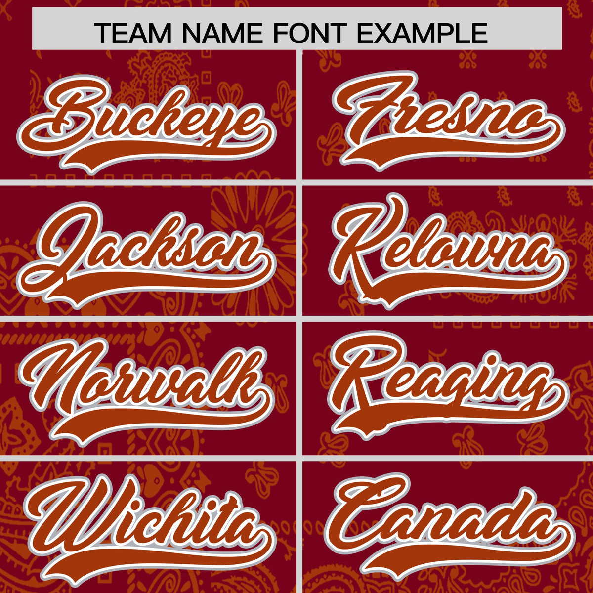 Custom Dark Orange Crimson White Cashew Flower Graffiti Pattern V-Neck Hockey Jersey| KXKSHOP