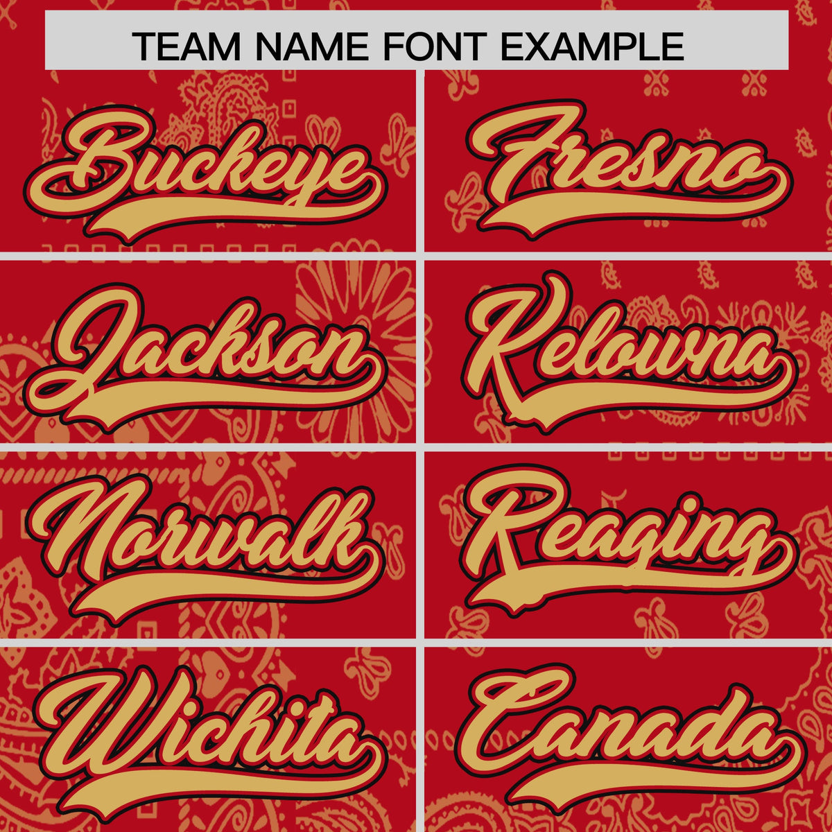 Custom Old Gold Red White Cashew Flower Graffiti Pattern V-Neck Hockey Jersey| KXKSHOP