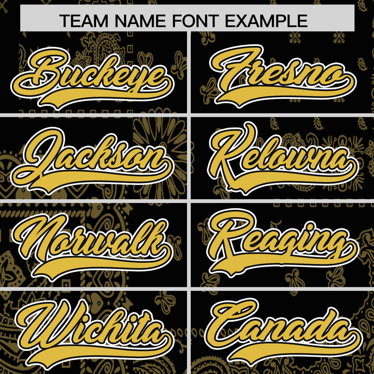 Custom Old Gold Black White Cashew Flower Graffiti Pattern V-Neck Hockey Jersey| KXKSHOP