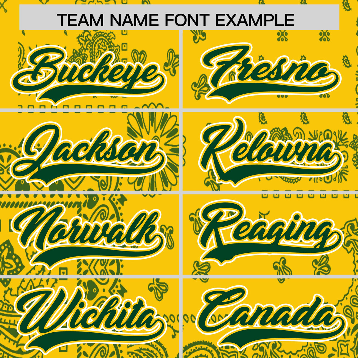 Custom Gold Green White Cashew Flower Graffiti Pattern V-Neck Hockey Jersey| KXKSHOP