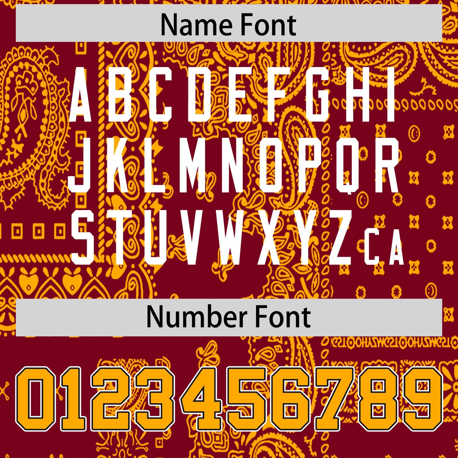 Custom Yellow Crimson White Cashew Flower Graffiti Pattern V-Neck Hockey Jersey| KXKSHOP