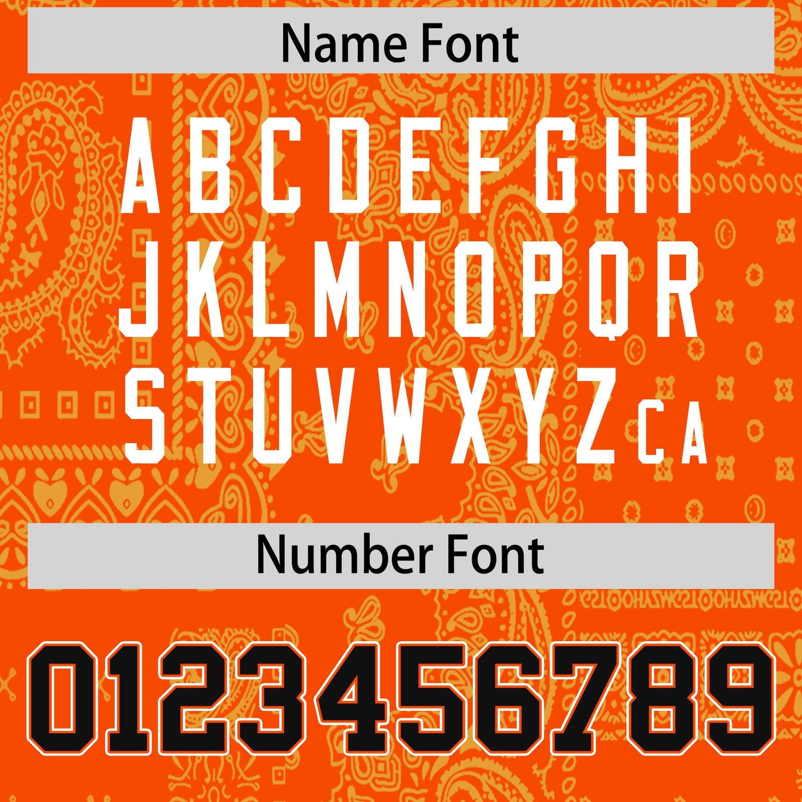 Custom Old Gold Orange White Cashew Flower Graffiti Pattern V-Neck Hockey Jersey| KXKSHOP