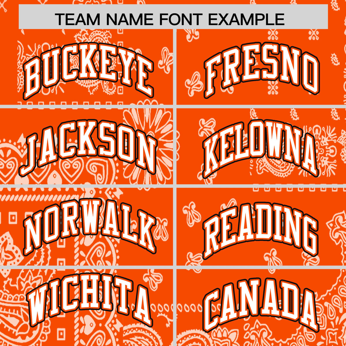 Custom Black Orange White Cashew Flower Graffiti Pattern V-Neck Hockey Jersey| KXKSHOP