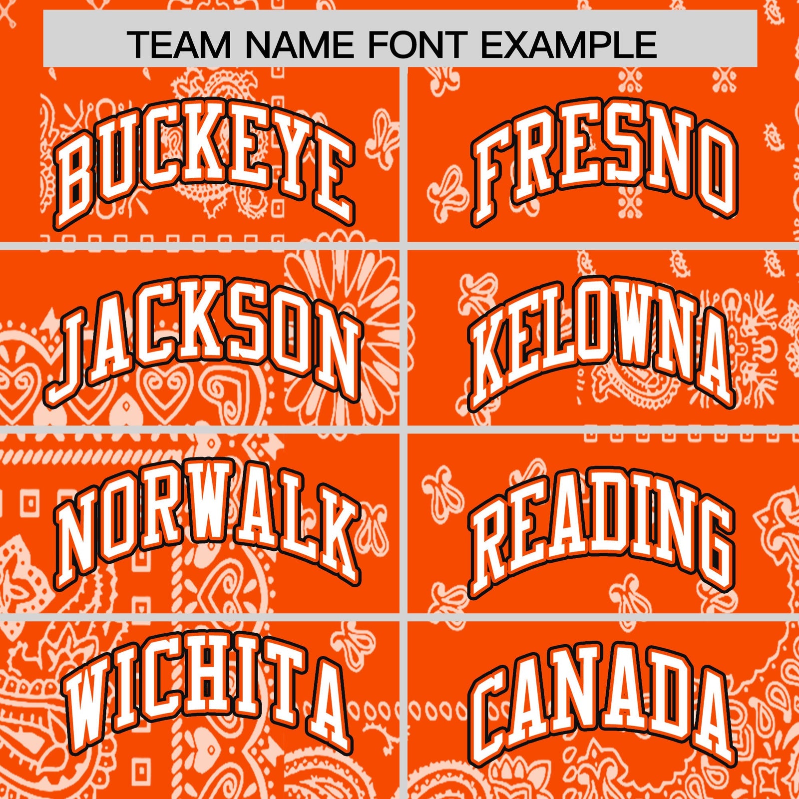 Custom Black Orange White Cashew Flower Graffiti Pattern V-Neck Hockey Jersey| KXKSHOP