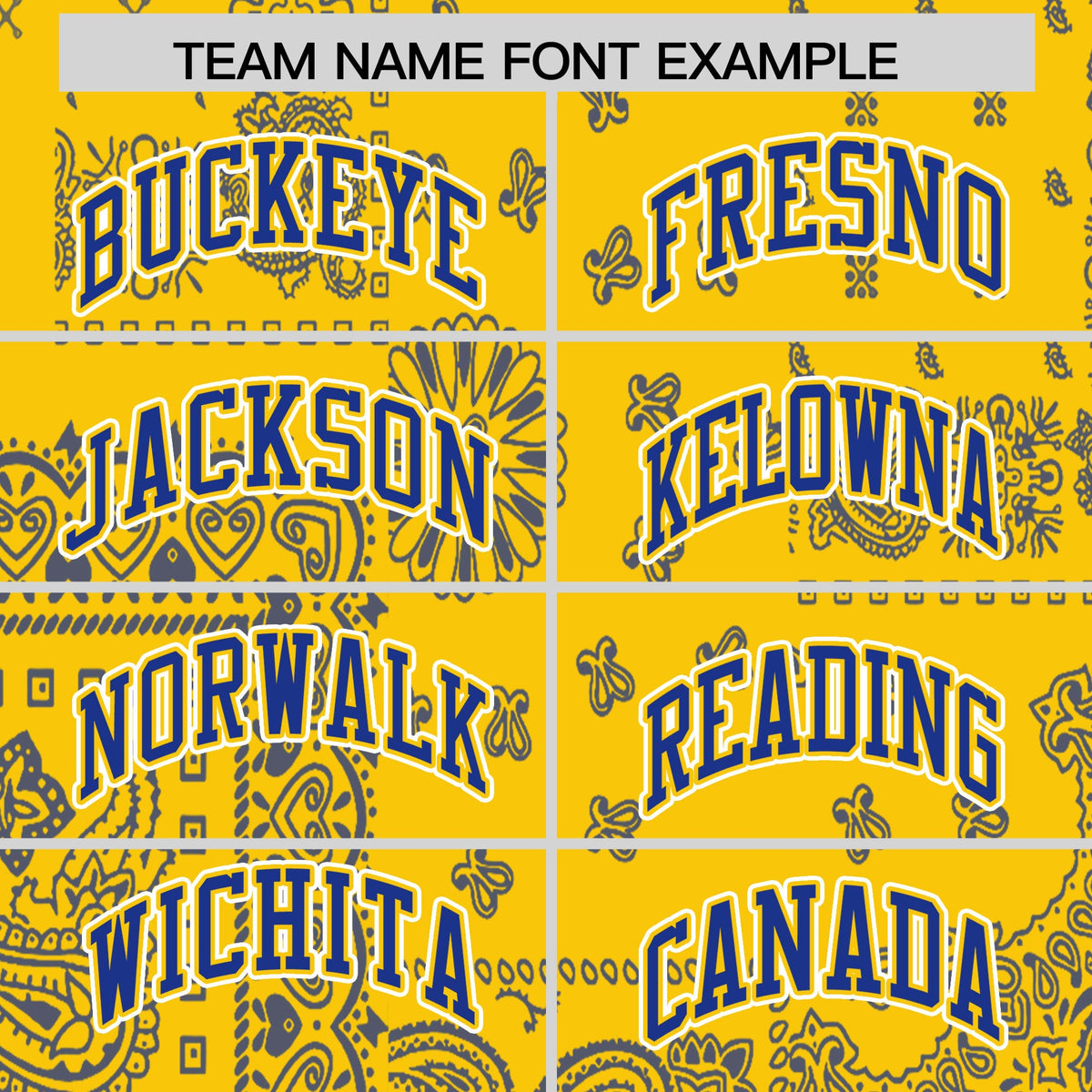 Custom Royal Gold White Cashew Flower Graffiti Pattern V-Neck Hockey Jersey| KXKSHOP