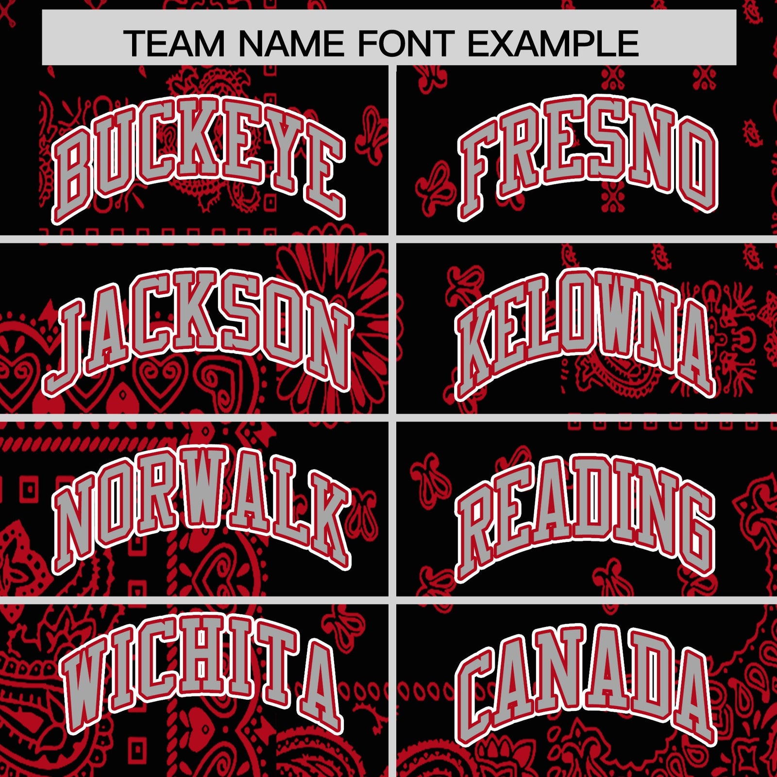 Custom Red Black White Cashew Flower Graffiti Pattern V-Neck Hockey Jersey| KXKSHOP