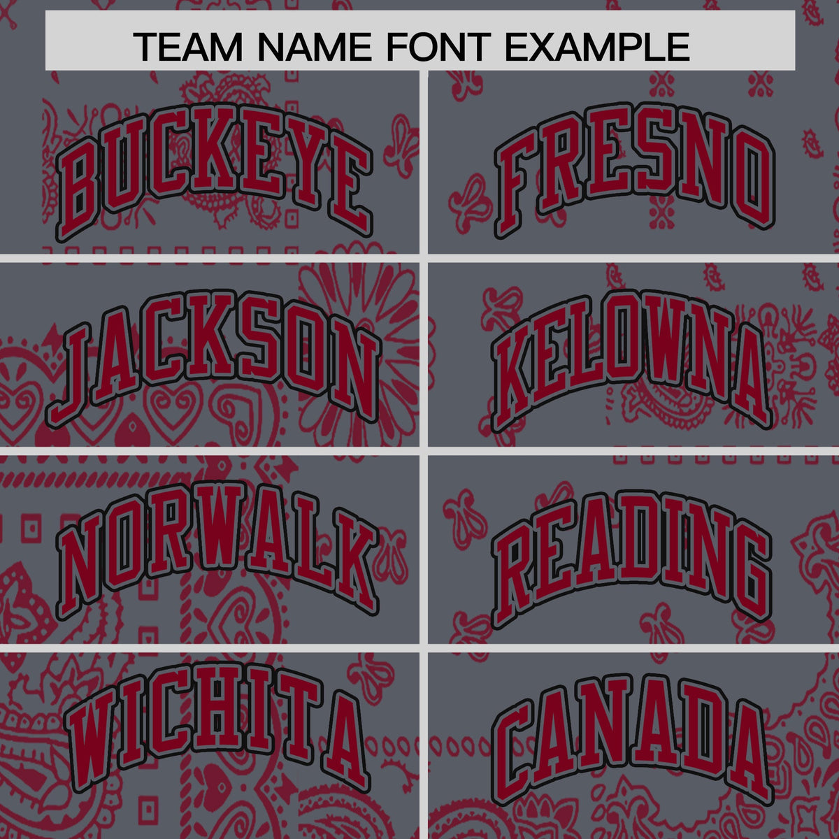 Custom Red Dark Gray White Cashew Flower Graffiti Pattern V-Neck Hockey Jersey| KXKSHOP