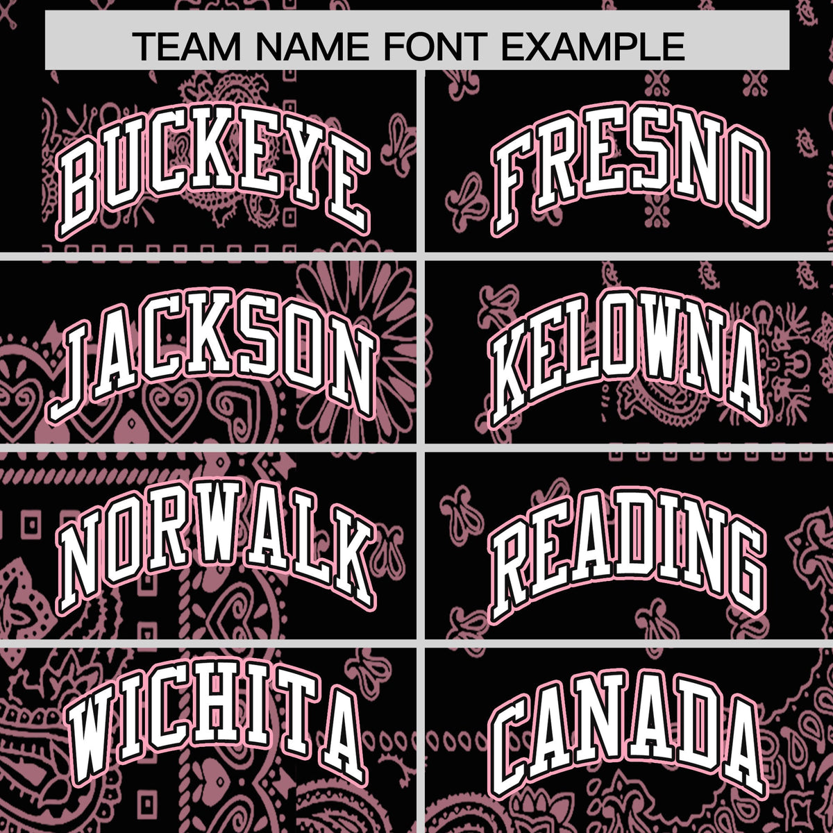 Custom Light Pink Black White Cashew Flower Graffiti Pattern V-Neck Hockey Jersey| KXKSHOP