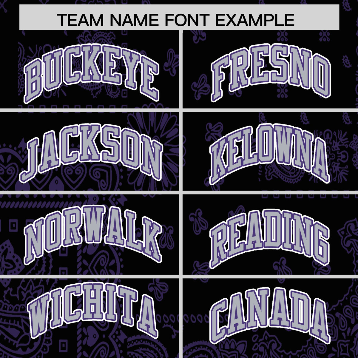 Custom Purple Black White Cashew Flower Graffiti Pattern V-Neck Hockey Jersey| KXKSHOP