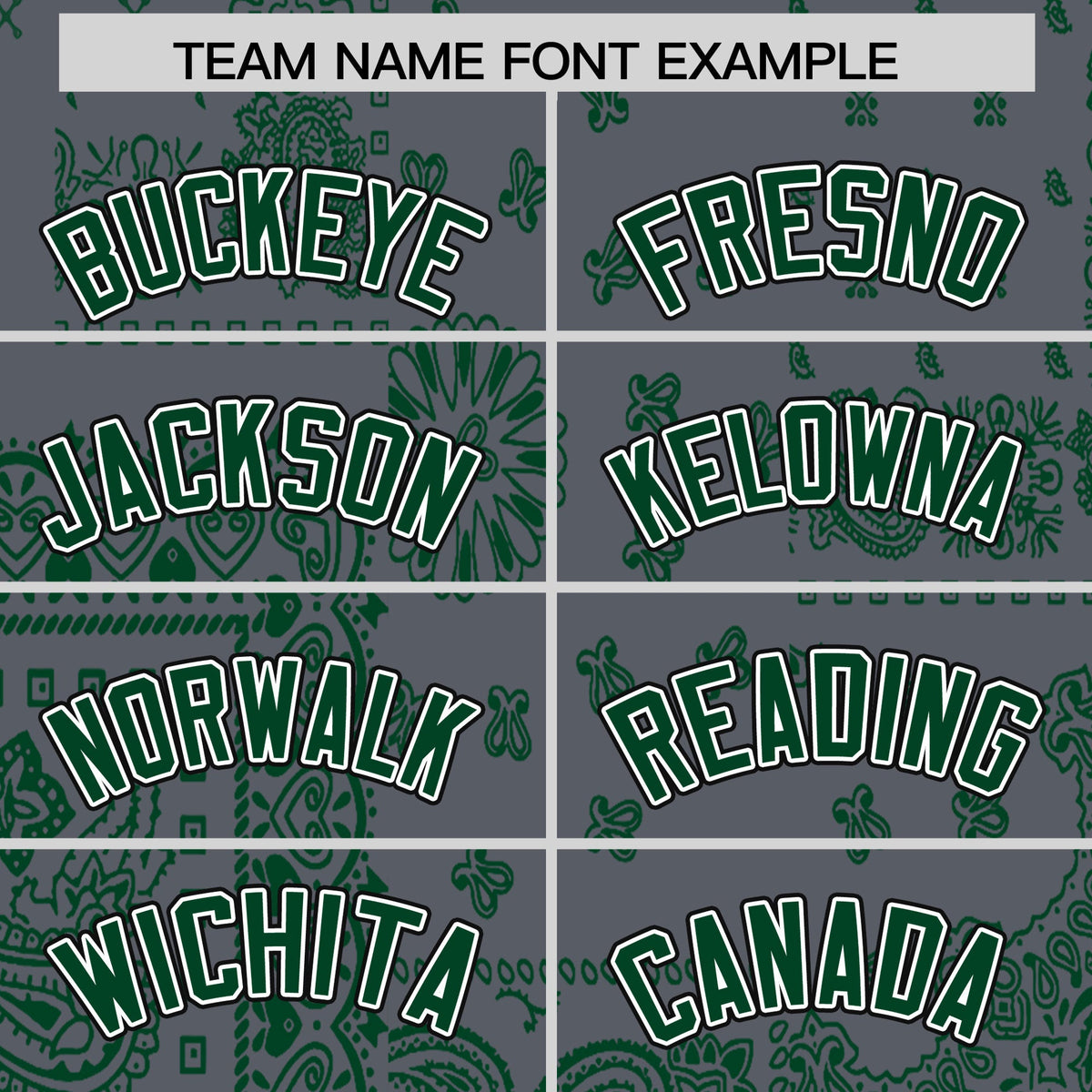 Custom Green Dark Gray White Cashew Flower Graffiti Pattern V-Neck Hockey Jersey| KXKSHOP