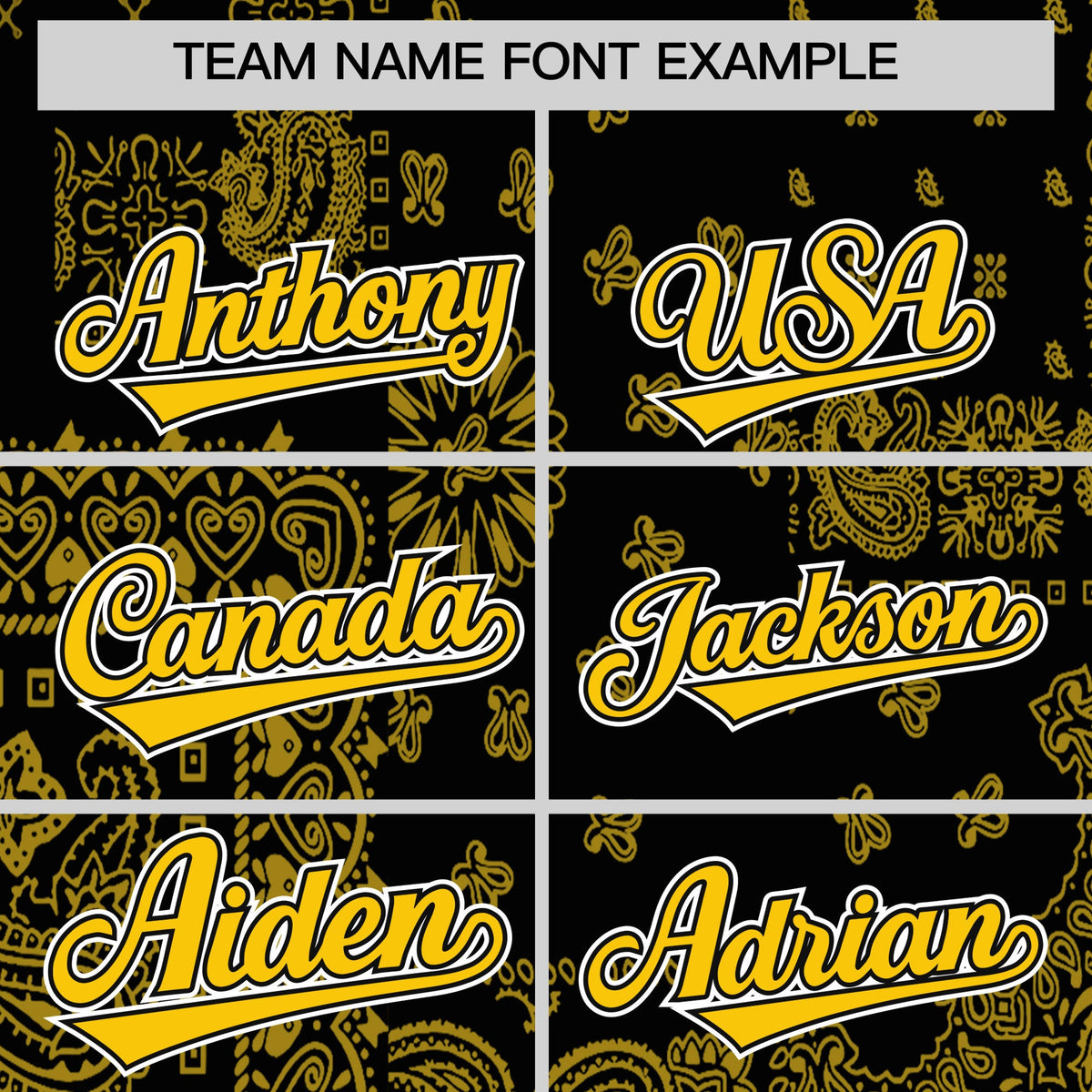 Custom Gold White Black Cashew Flower Graffiti Pattern V-Neck Hockey Jersey| KXKSHOP