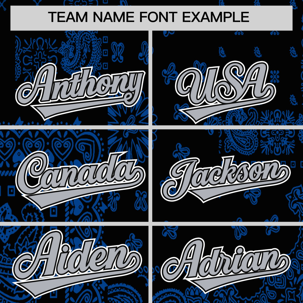 Custom Royal White Black Cashew Flower Graffiti Pattern V-Neck Hockey Jersey| KXKSHOP