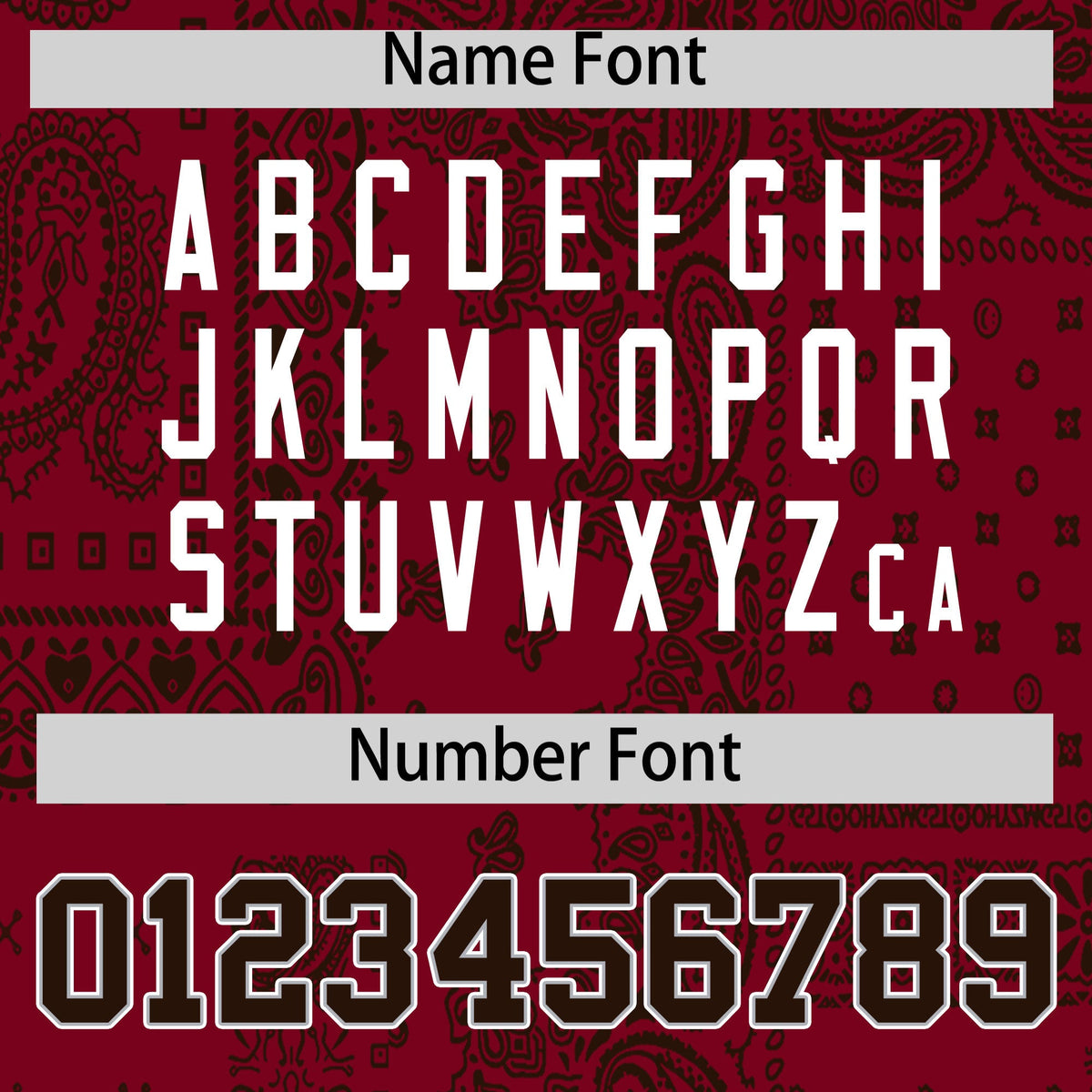 Custom Brown Crimson White Cashew Flower Graffiti Pattern V-Neck Hockey Jersey| KXKSHOP