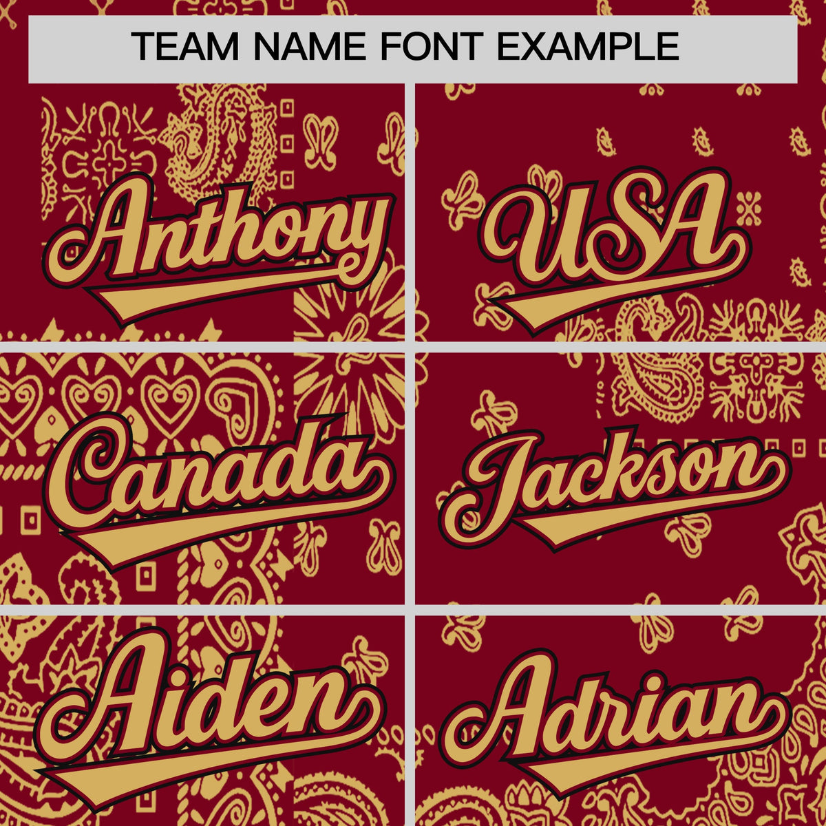 Custom Old Gold Crimson Black Cashew Flower Graffiti Pattern V-Neck Hockey Jersey| KXKSHOP