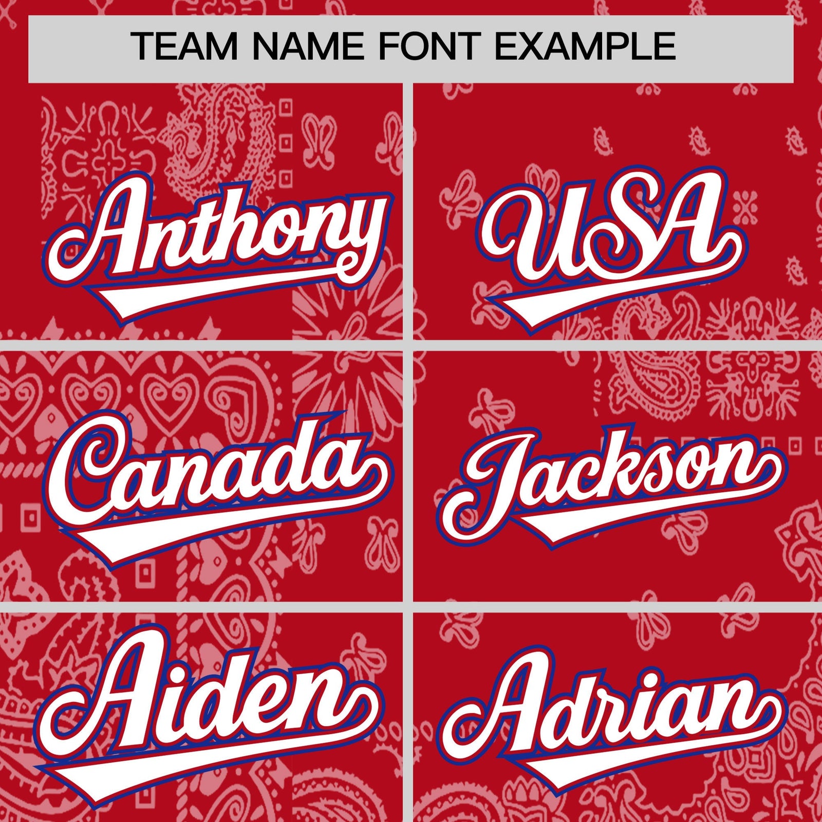 Custom Royal White Red Cashew Flower Graffiti Pattern V-Neck Hockey Jersey| KXKSHOP