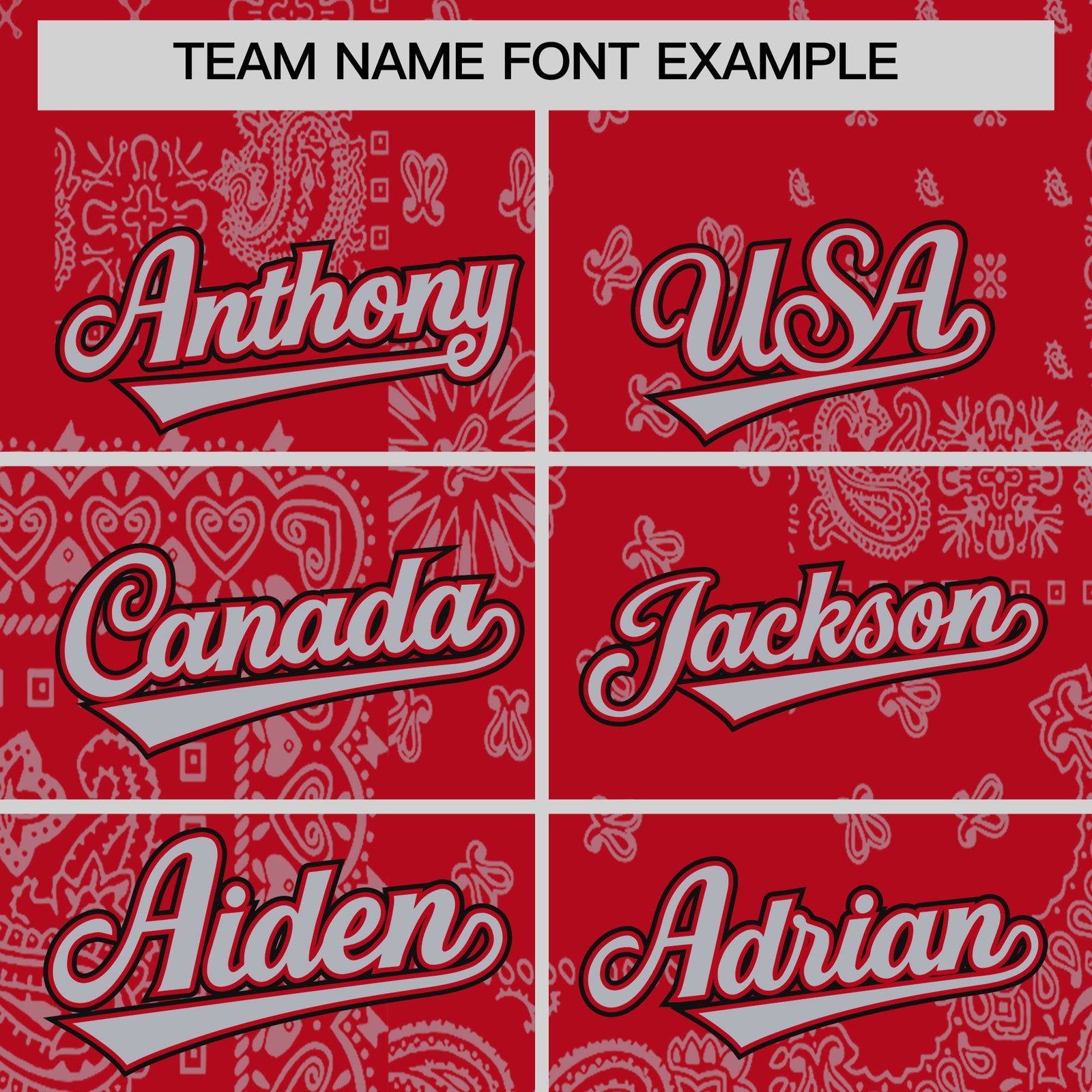 Custom Gray Red White Cashew Flower Graffiti Pattern V-Neck Hockey Jersey| KXKSHOP