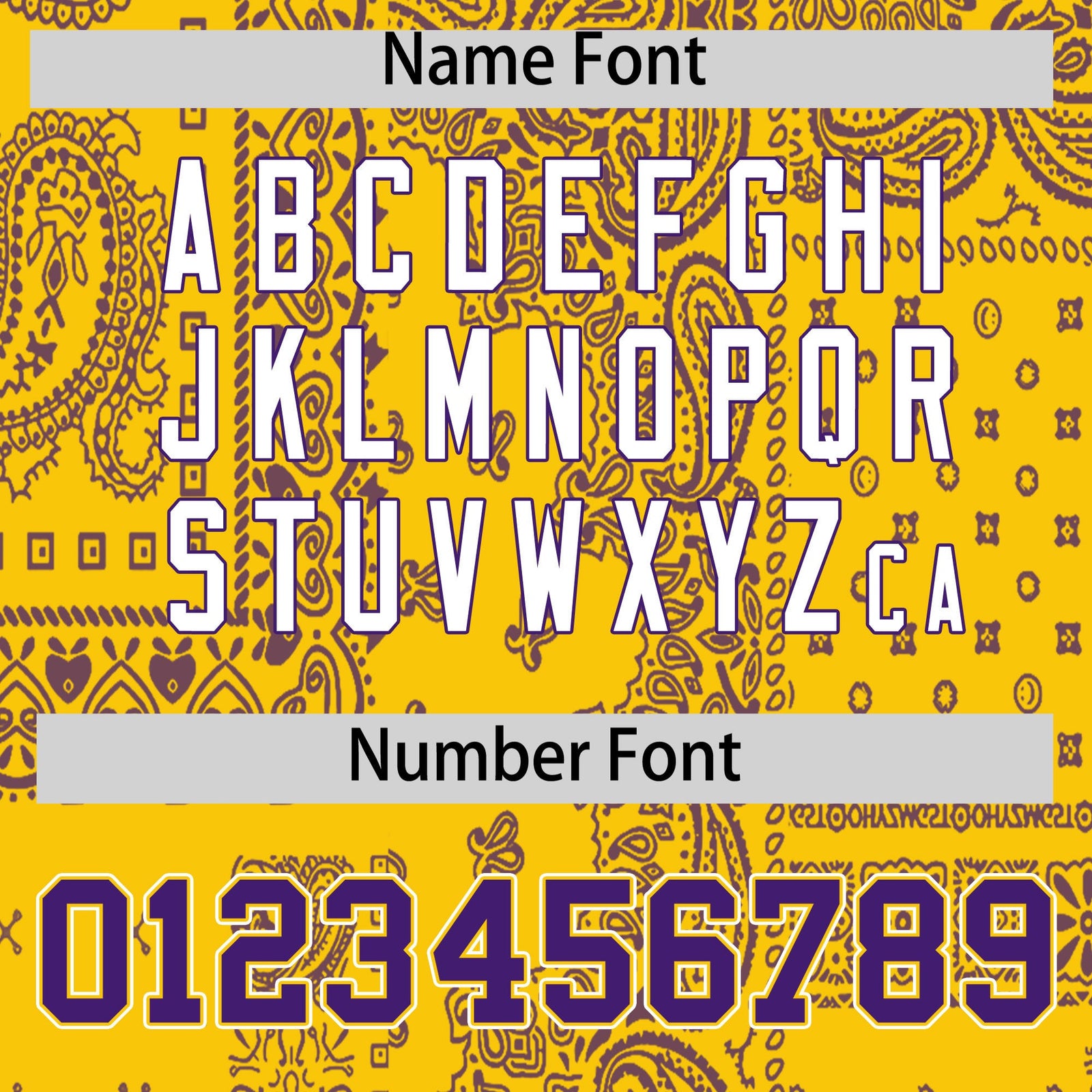 Custom Purple Gold White Cashew Flower Graffiti Pattern V-Neck Hockey Jersey| KXKSHOP