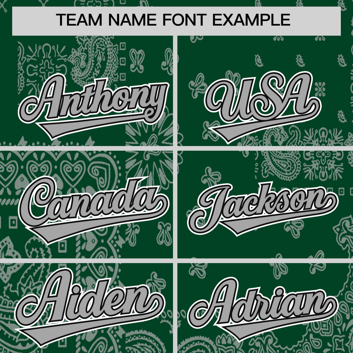 Custom Black Green White Cashew Flower Graffiti Pattern V-Neck Hockey Jersey| KXKSHOP