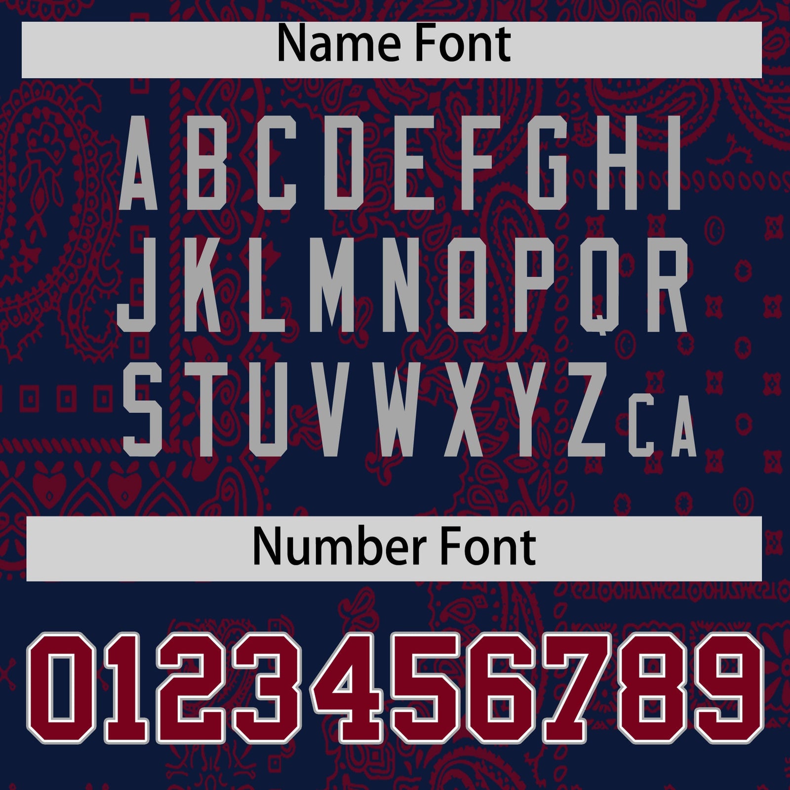 Custom Crimson Navy White Cashew Flower Graffiti Pattern V-Neck Hockey Jersey| KXKSHOP