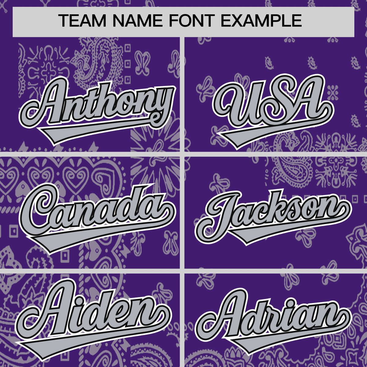 Custom Gray Purple White Cashew Flower Graffiti Pattern V-Neck Hockey Jersey| KXKSHOP