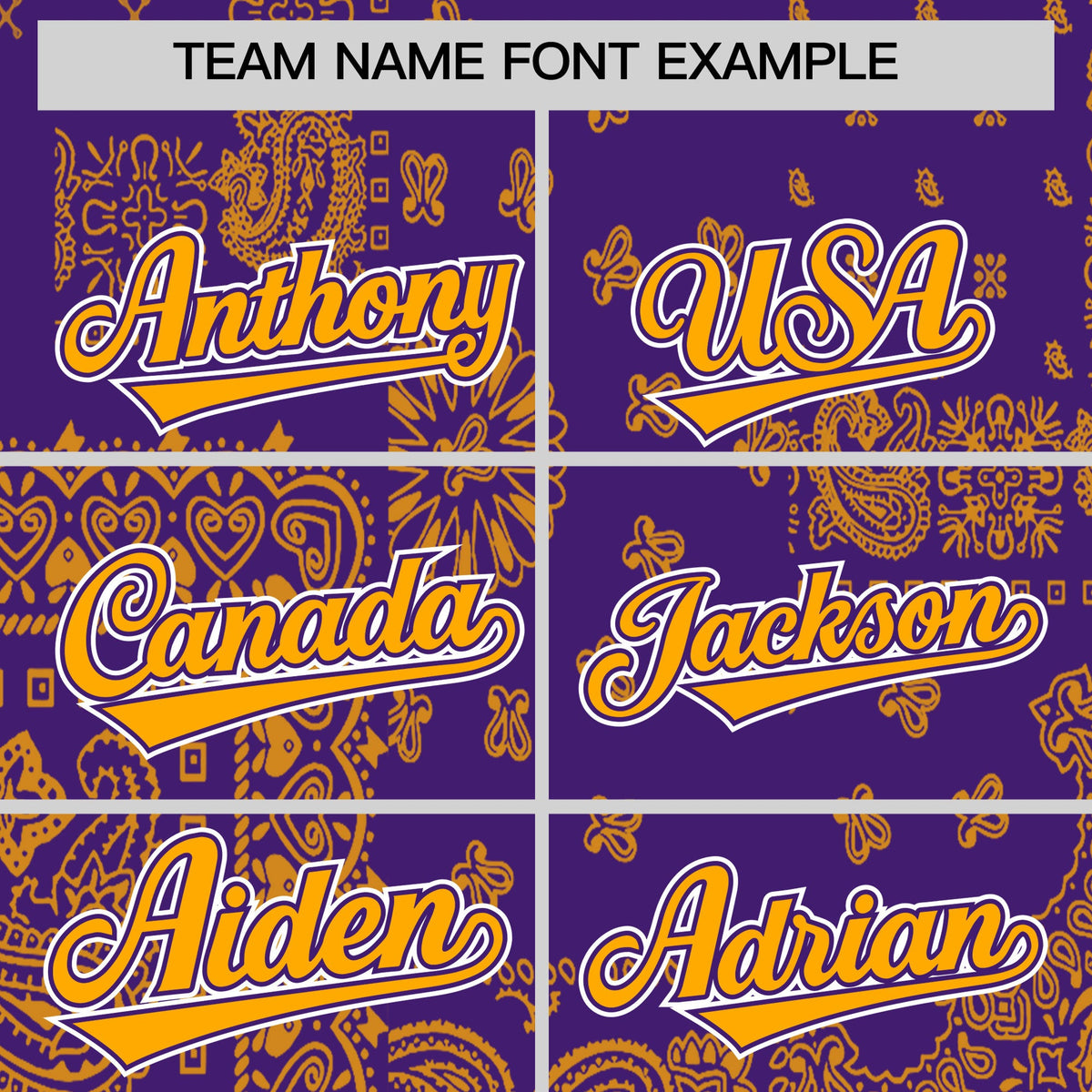 Custom Yellow Purple White Cashew Flower Graffiti Pattern V-Neck Hockey Jersey| KXKSHOP