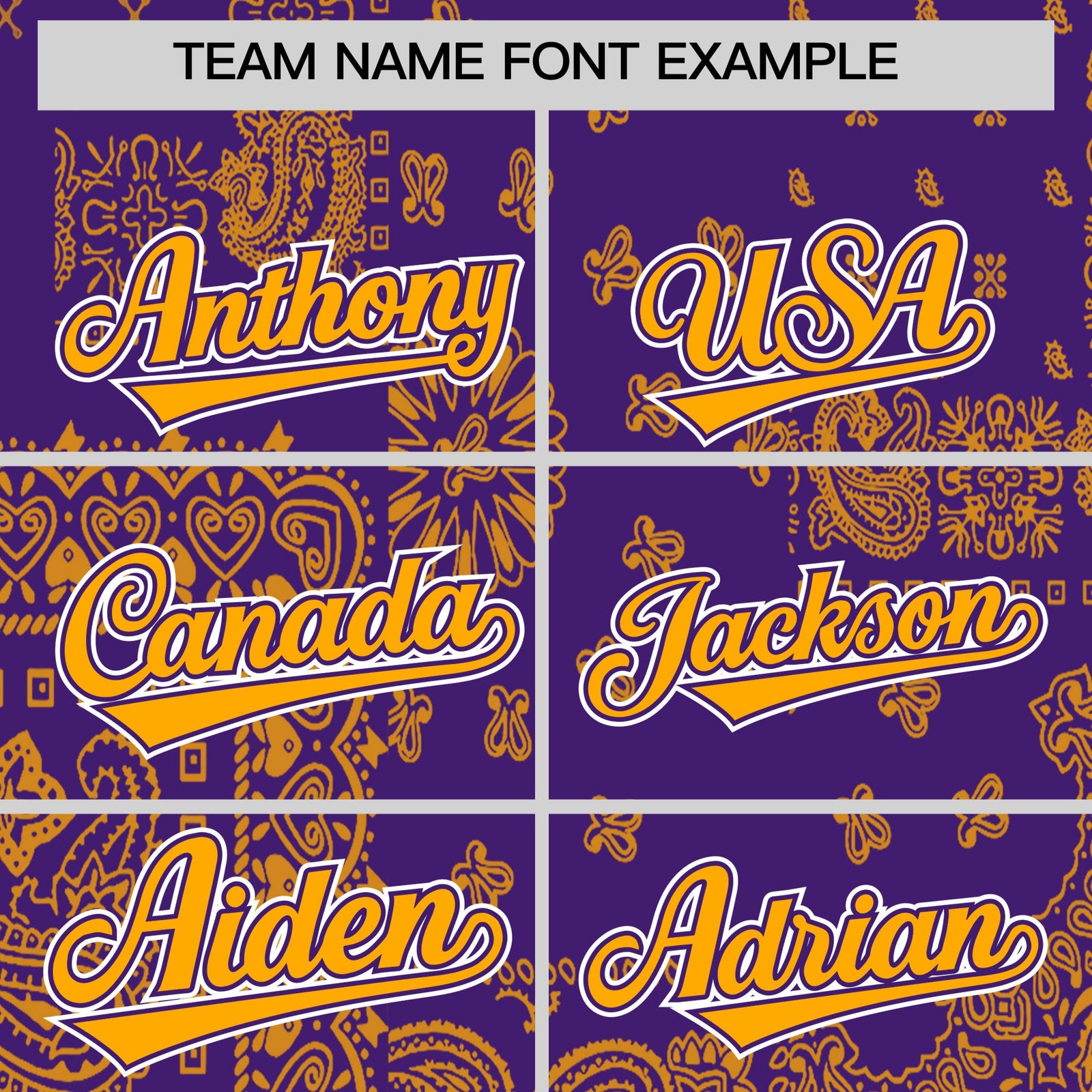 Custom Yellow Purple White Cashew Flower Graffiti Pattern V-Neck Hockey Jersey| KXKSHOP