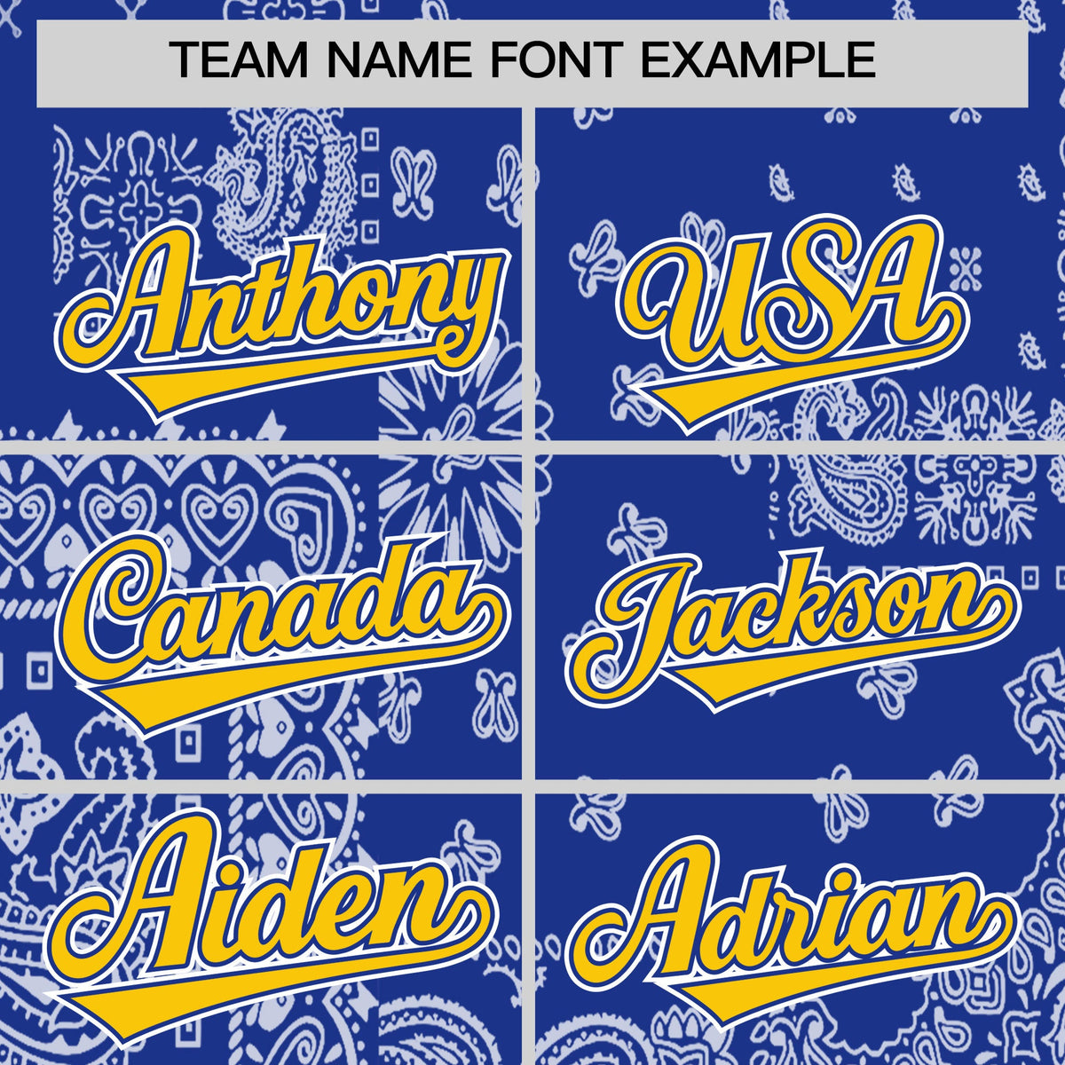 Custom Gold Royal White Cashew Flower Graffiti Pattern V-Neck Hockey Jersey| KXKSHOP