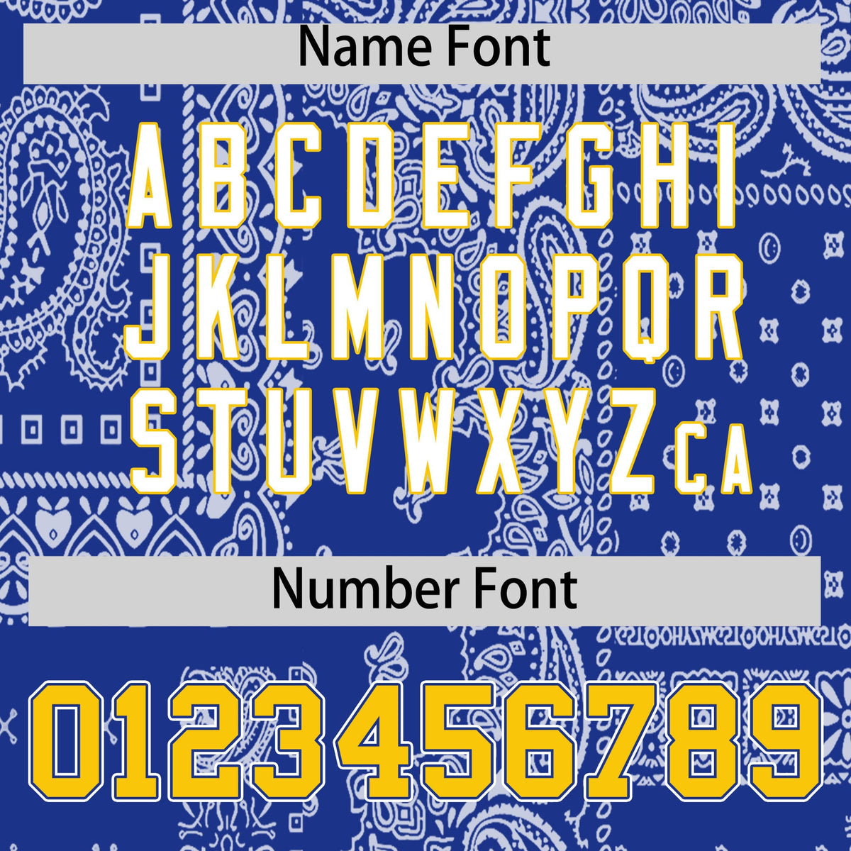 Custom Gold Royal White Cashew Flower Graffiti Pattern V-Neck Hockey Jersey| KXKSHOP