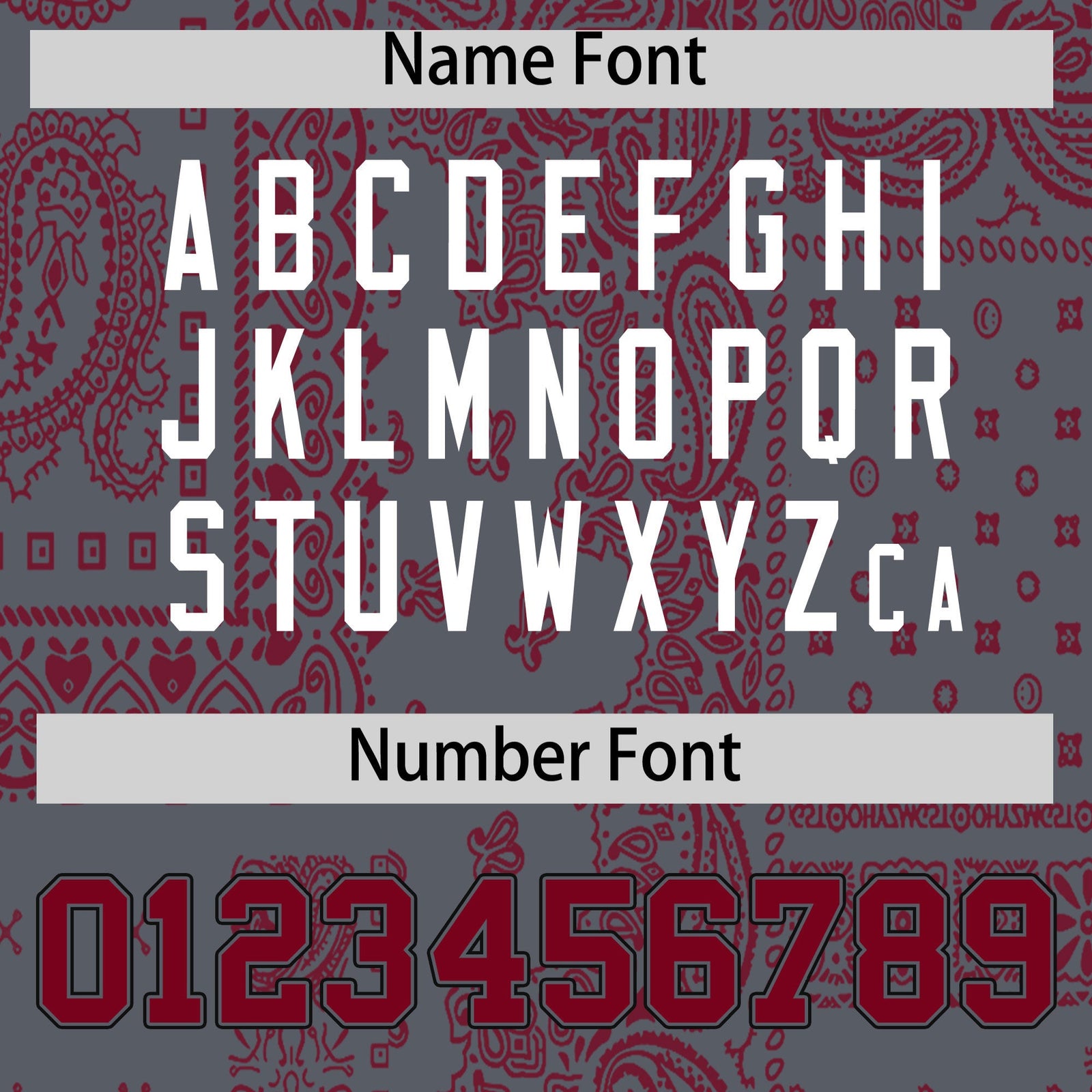 Custom Red Dark Gray White Cashew Flower Graffiti Pattern V-Neck Hockey Jersey| KXKSHOP