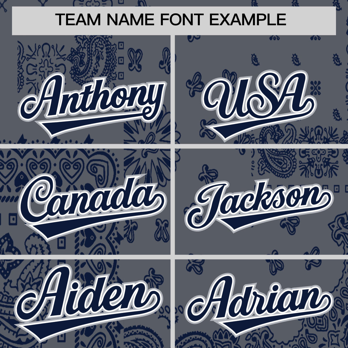 Custom Navy Dark Gray White Cashew Flower Graffiti Pattern V-Neck Hockey Jersey| KXKSHOP