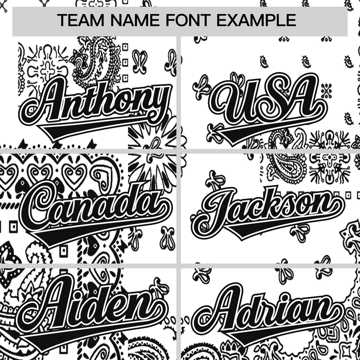 Custom Black White Cashew Flower Graffiti Pattern V-Neck Hockey Jersey| KXKSHOP