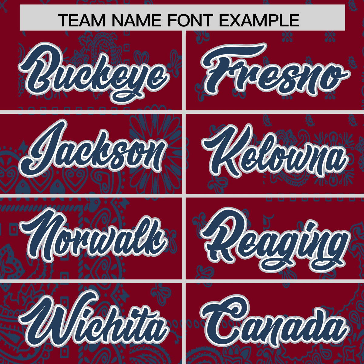 Custom Midnight Blue Crimson White Cashew Flower Graffiti Pattern V-Neck Hockey Jersey| KXKSHOP