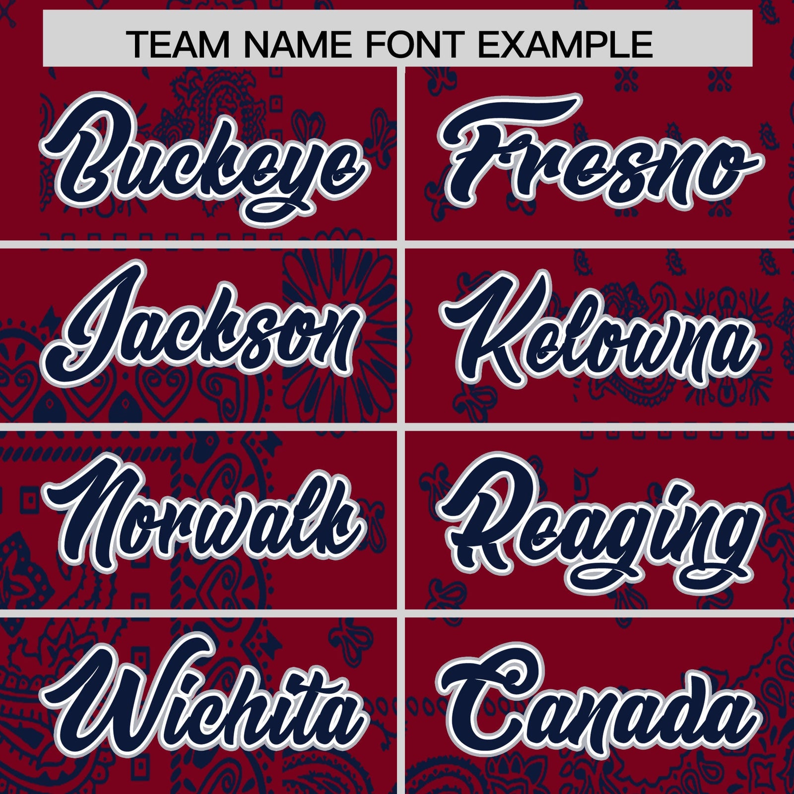 Custom Navy Crimson White Cashew Flower Graffiti Pattern V-Neck Hockey Jersey| KXKSHOP