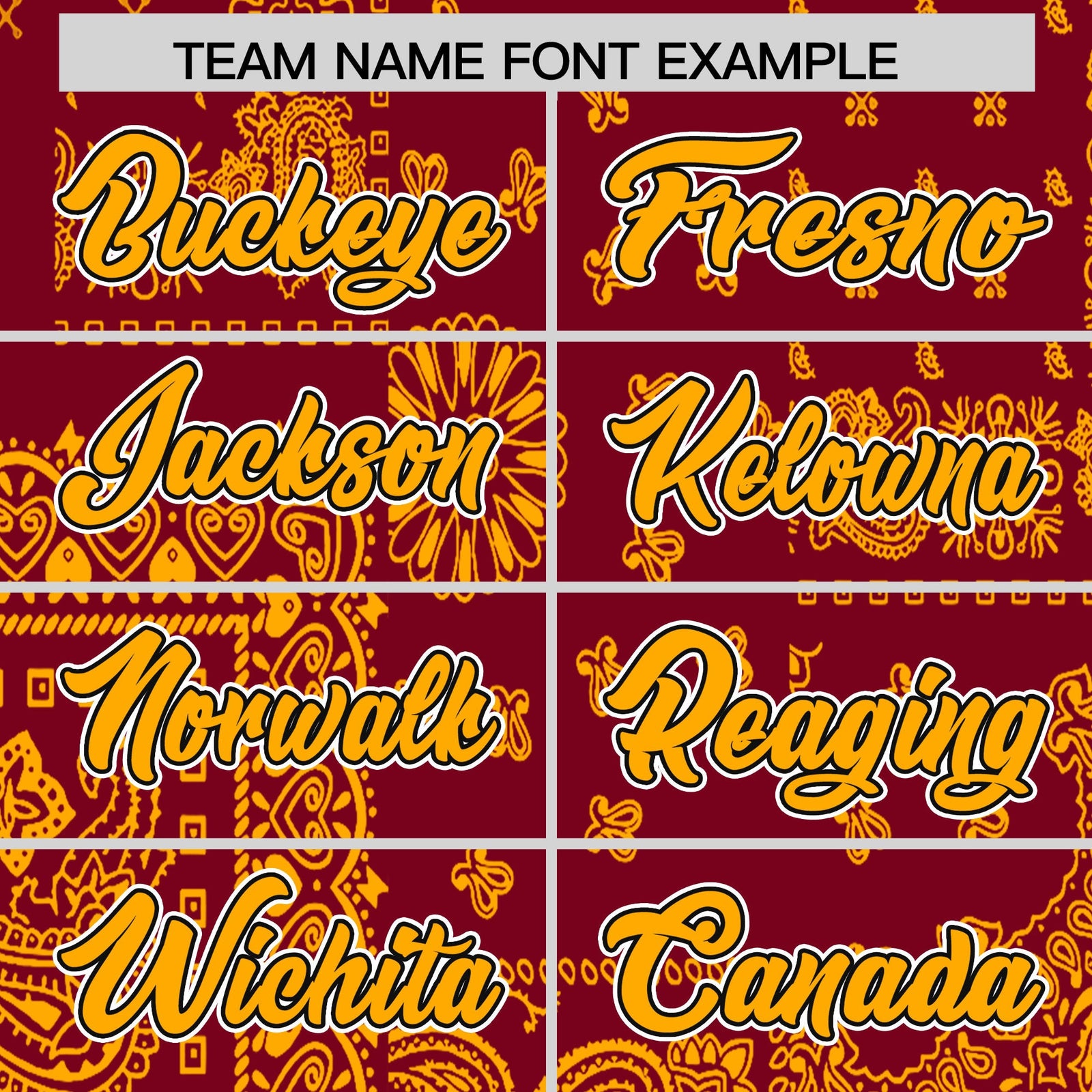 Custom Yellow Crimson White Cashew Flower Graffiti Pattern V-Neck Hockey Jersey| KXKSHOP