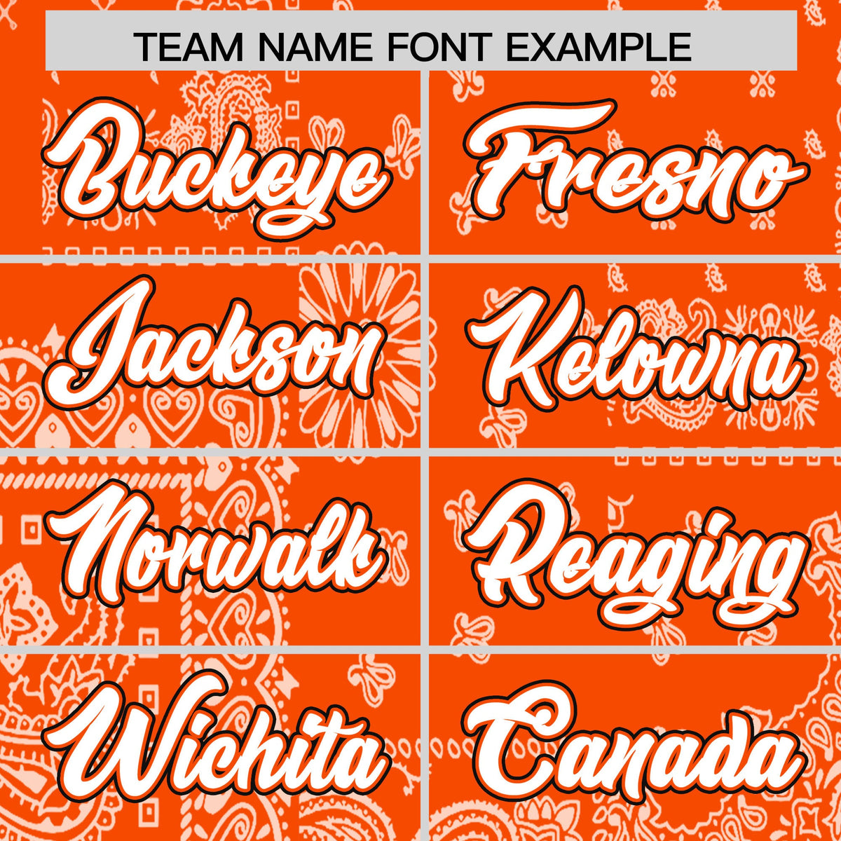 Custom Black Orange White Cashew Flower Graffiti Pattern V-Neck Hockey Jersey| KXKSHOP