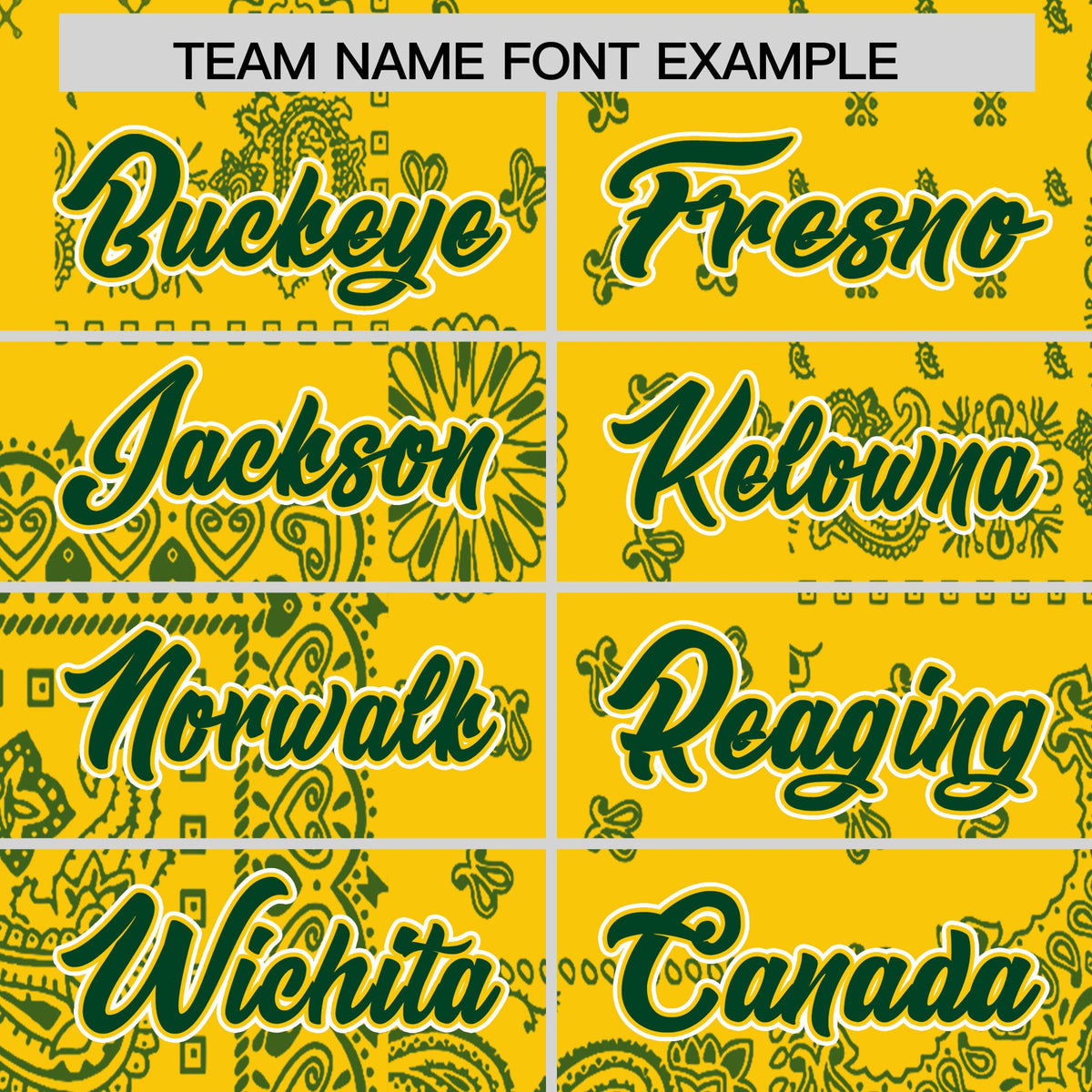 Custom Gold Green White Cashew Flower Graffiti Pattern V-Neck Hockey Jersey| KXKSHOP