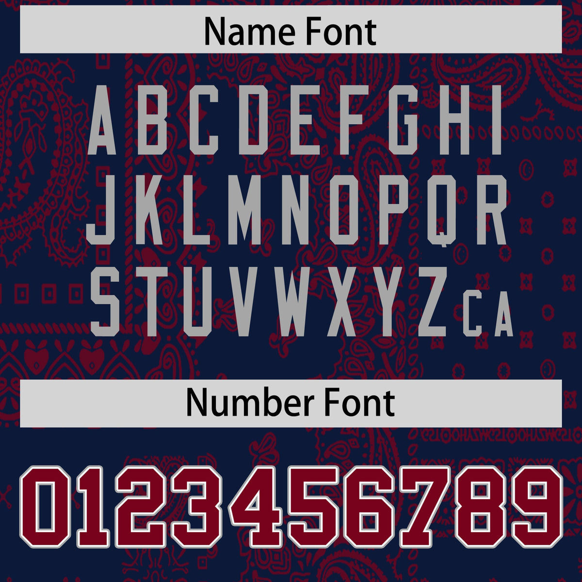 Custom Crimson Navy White Cashew Flower Graffiti Pattern V-Neck Hockey Jersey| KXKSHOP