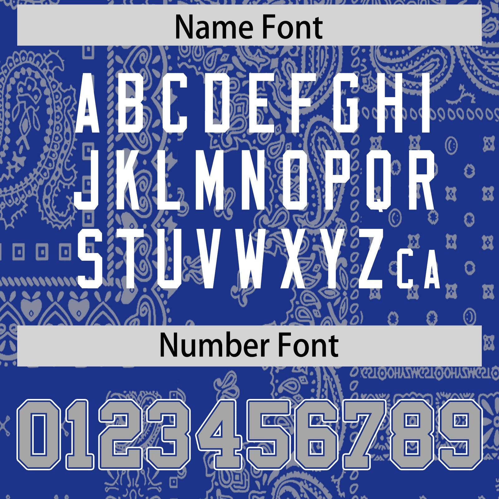 Custom Gray Royal White Cashew Flower Graffiti Pattern V-Neck Hockey Jersey| KXKSHOP