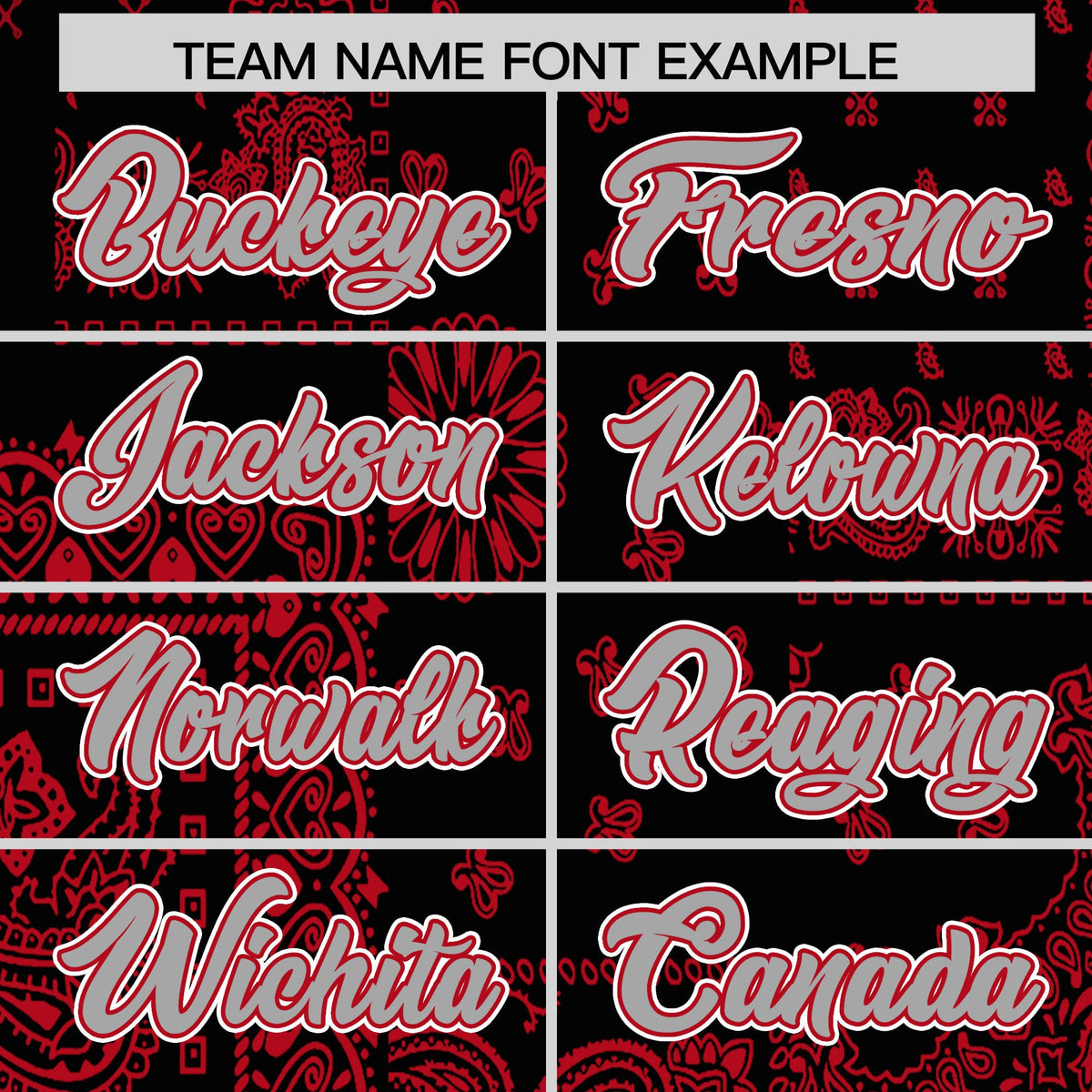 Custom Red Black White Cashew Flower Graffiti Pattern V-Neck Hockey Jersey| KXKSHOP