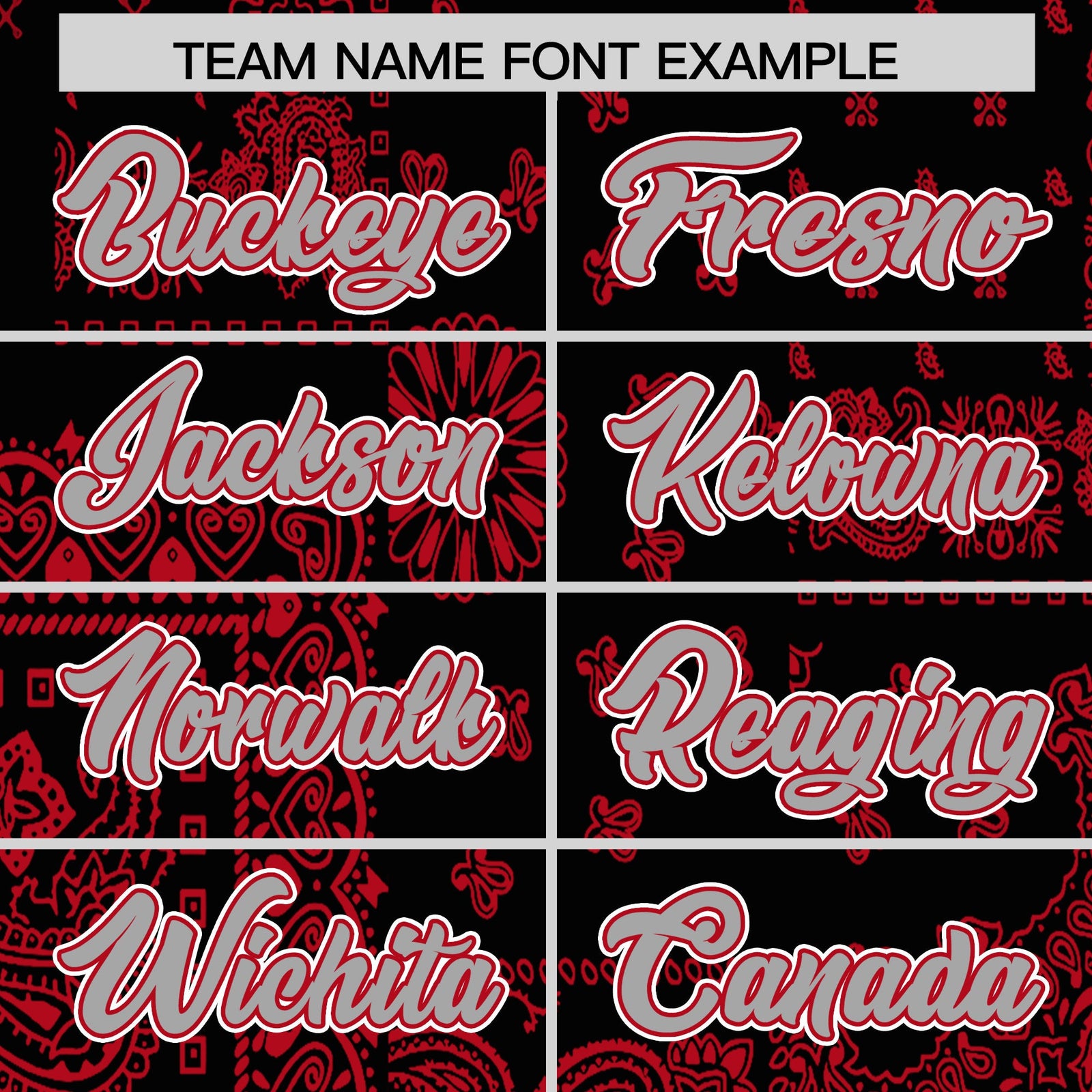 Custom Red Black White Cashew Flower Graffiti Pattern V-Neck Hockey Jersey| KXKSHOP