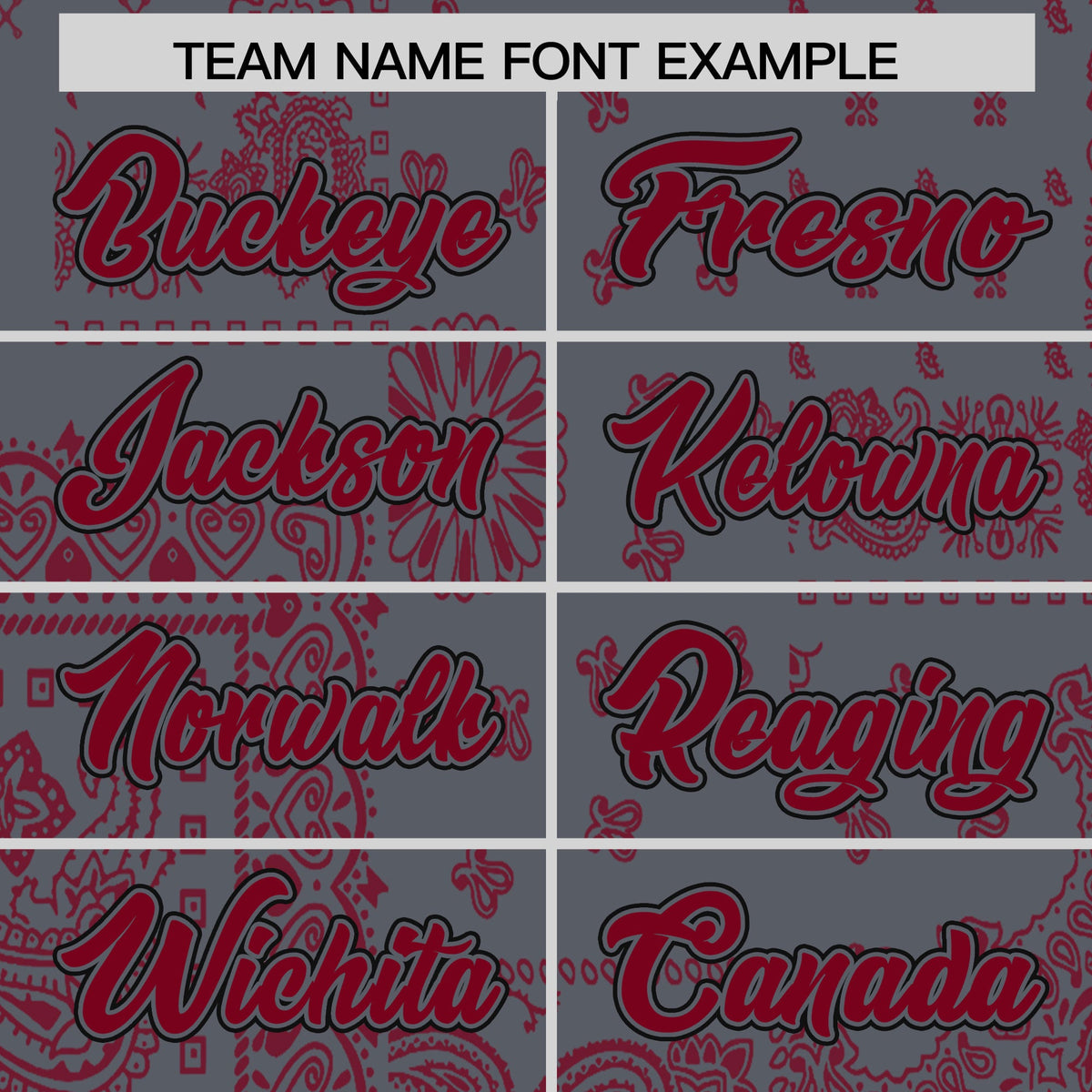 Custom Red Dark Gray White Cashew Flower Graffiti Pattern V-Neck Hockey Jersey| KXKSHOP