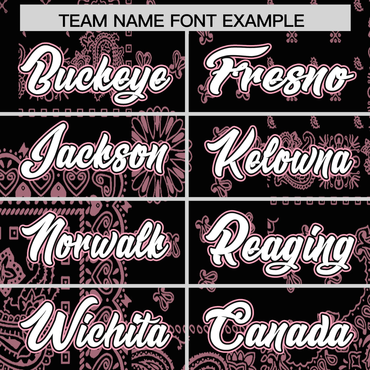 Custom Light Pink Black White Cashew Flower Graffiti Pattern V-Neck Hockey Jersey| KXKSHOP