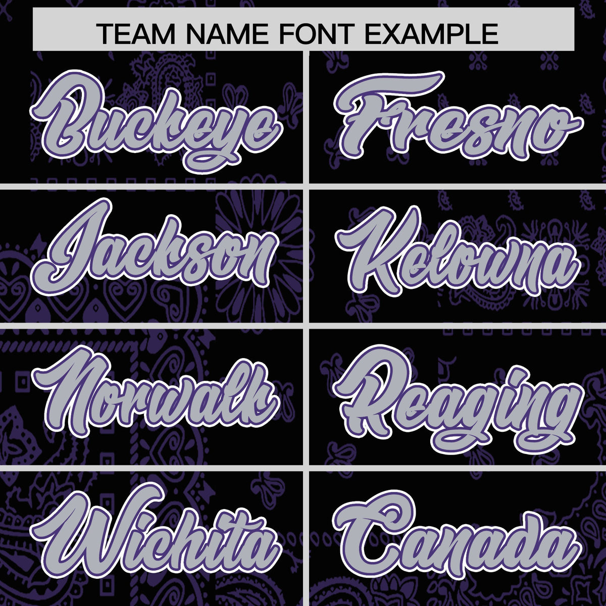 Custom Purple Black White Cashew Flower Graffiti Pattern V-Neck Hockey Jersey| KXKSHOP