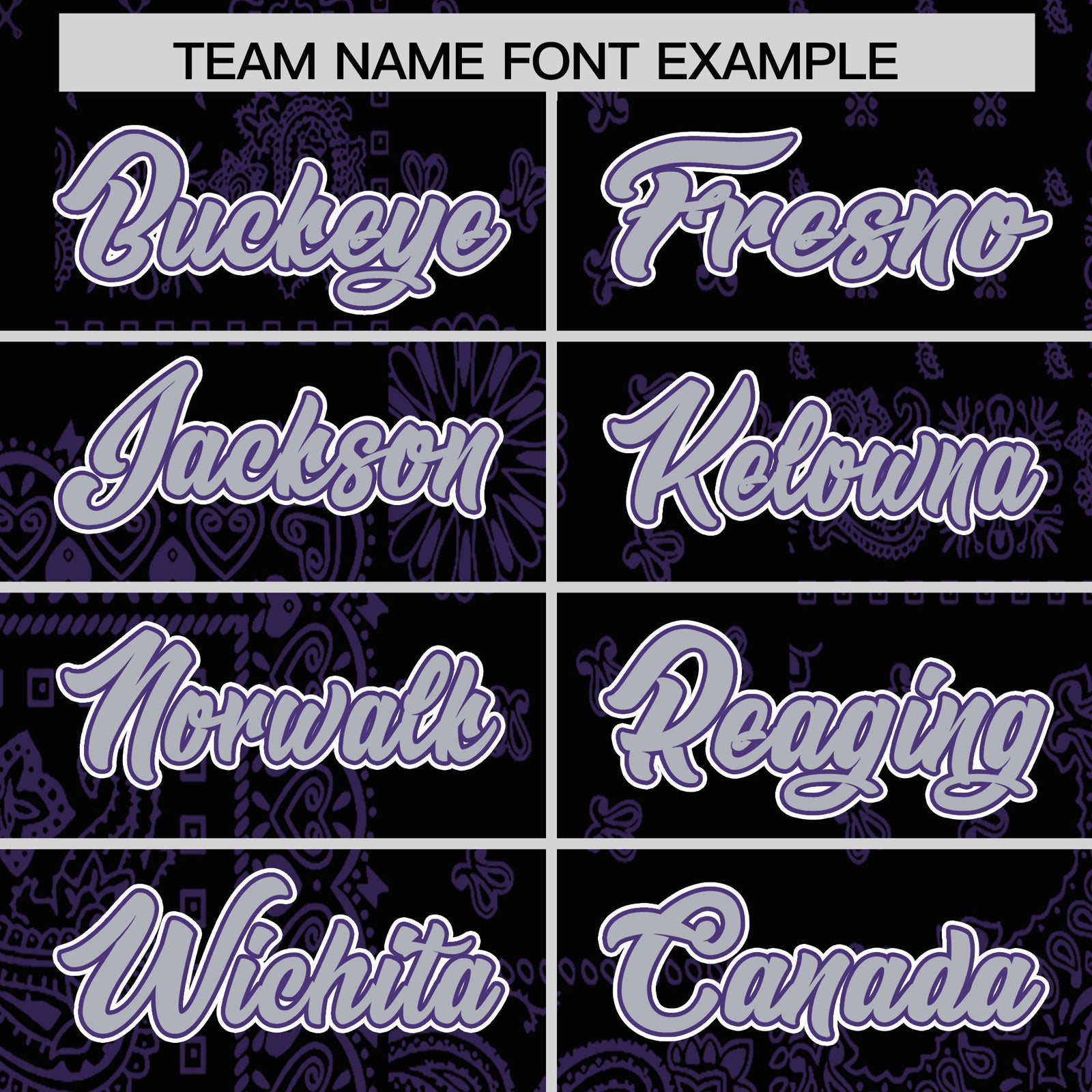 Custom Purple Black White Cashew Flower Graffiti Pattern V-Neck Hockey Jersey| KXKSHOP