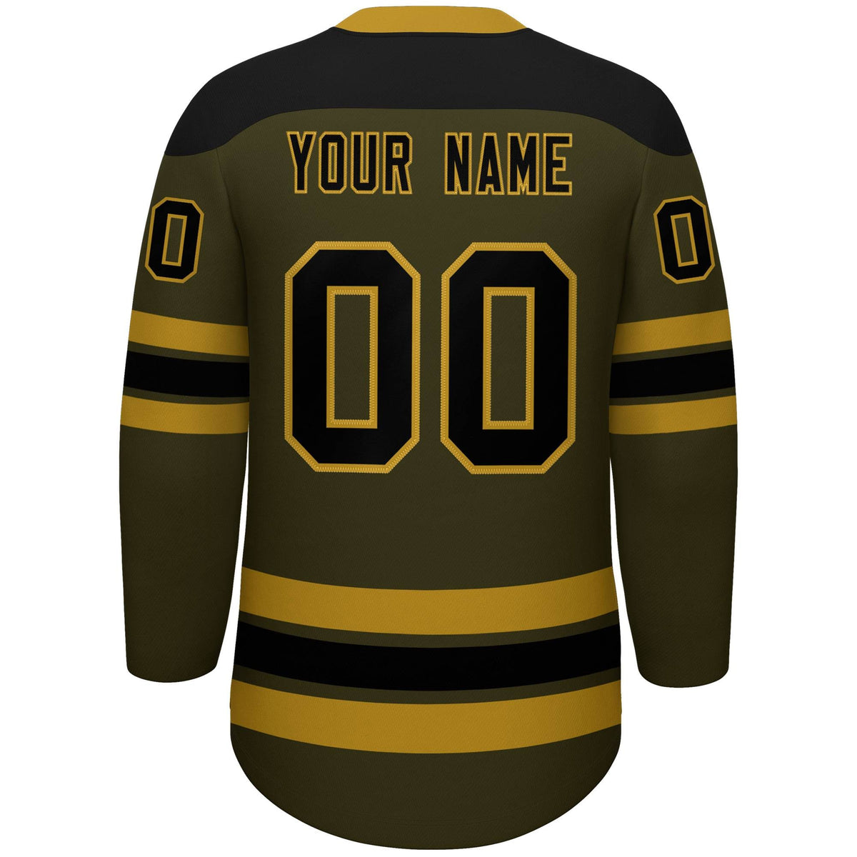 Custom Olive Hockey Jersey | Create Your Own Shirts for Team