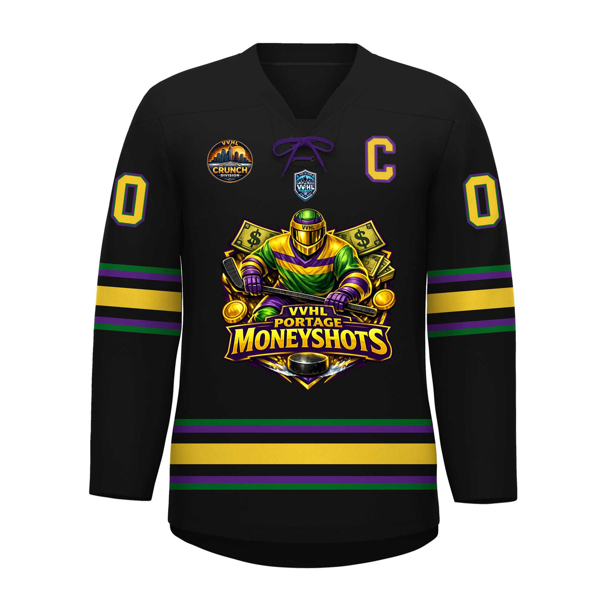 VVHL S10 PORTAGE MONEYSHOTS Hockey Jersey