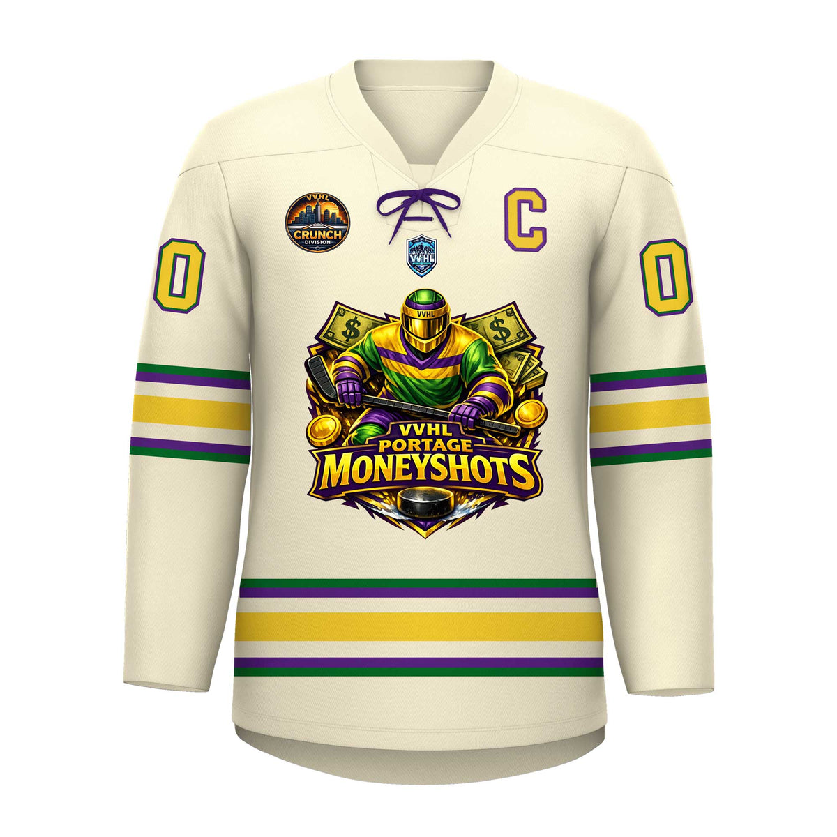 VVHL S10 PORTAGE MONEYSHOTS Hockey Jersey