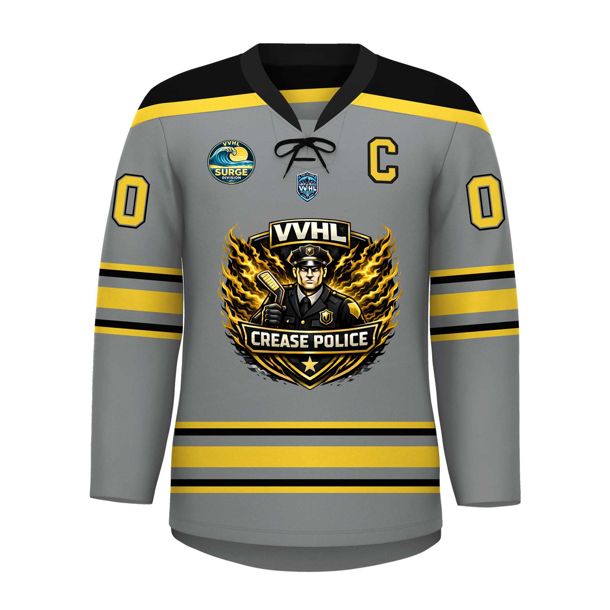 VVHL S10 CREASE POLICE Hockey Jersey
