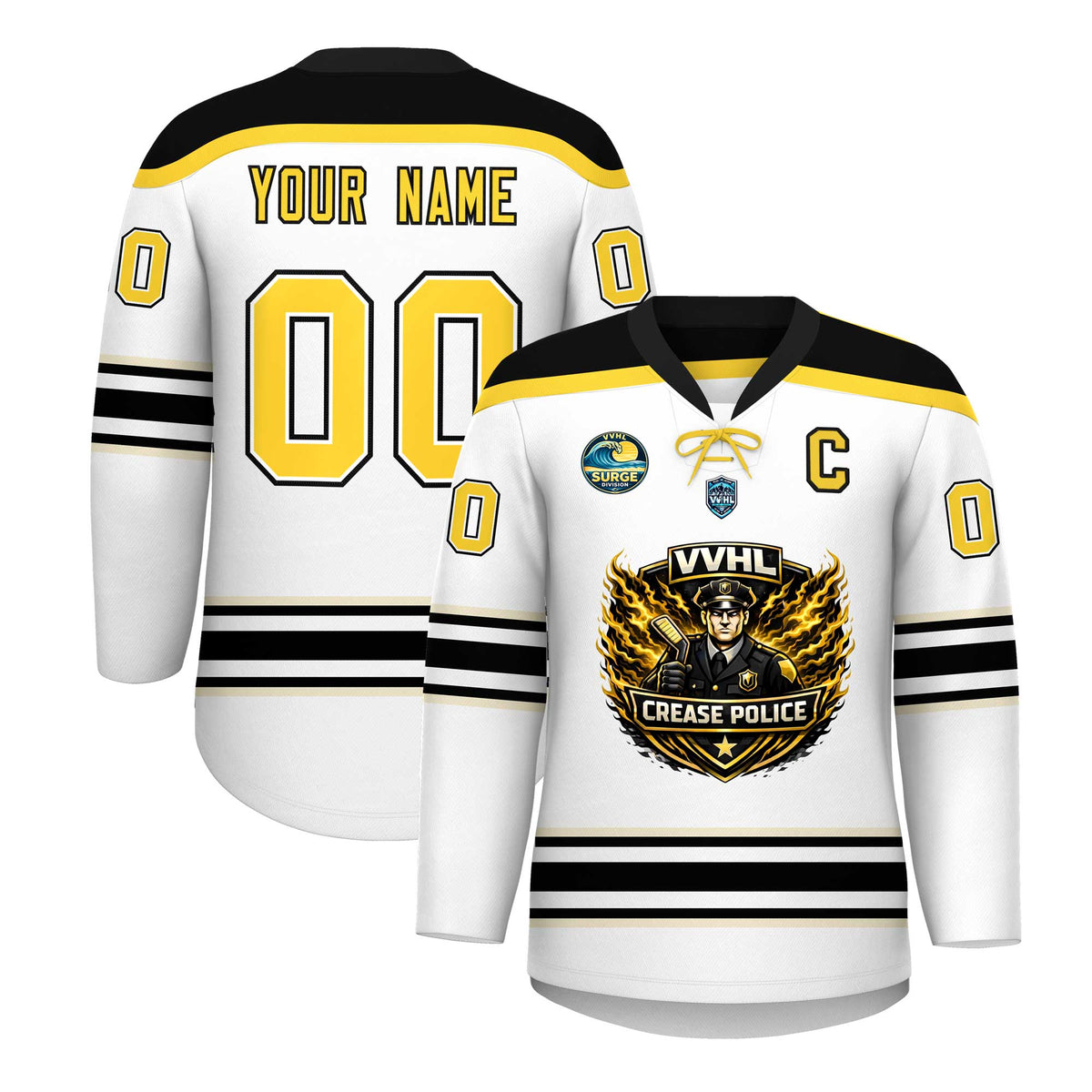VVHL S10 CREASE POLICE Hockey Jersey