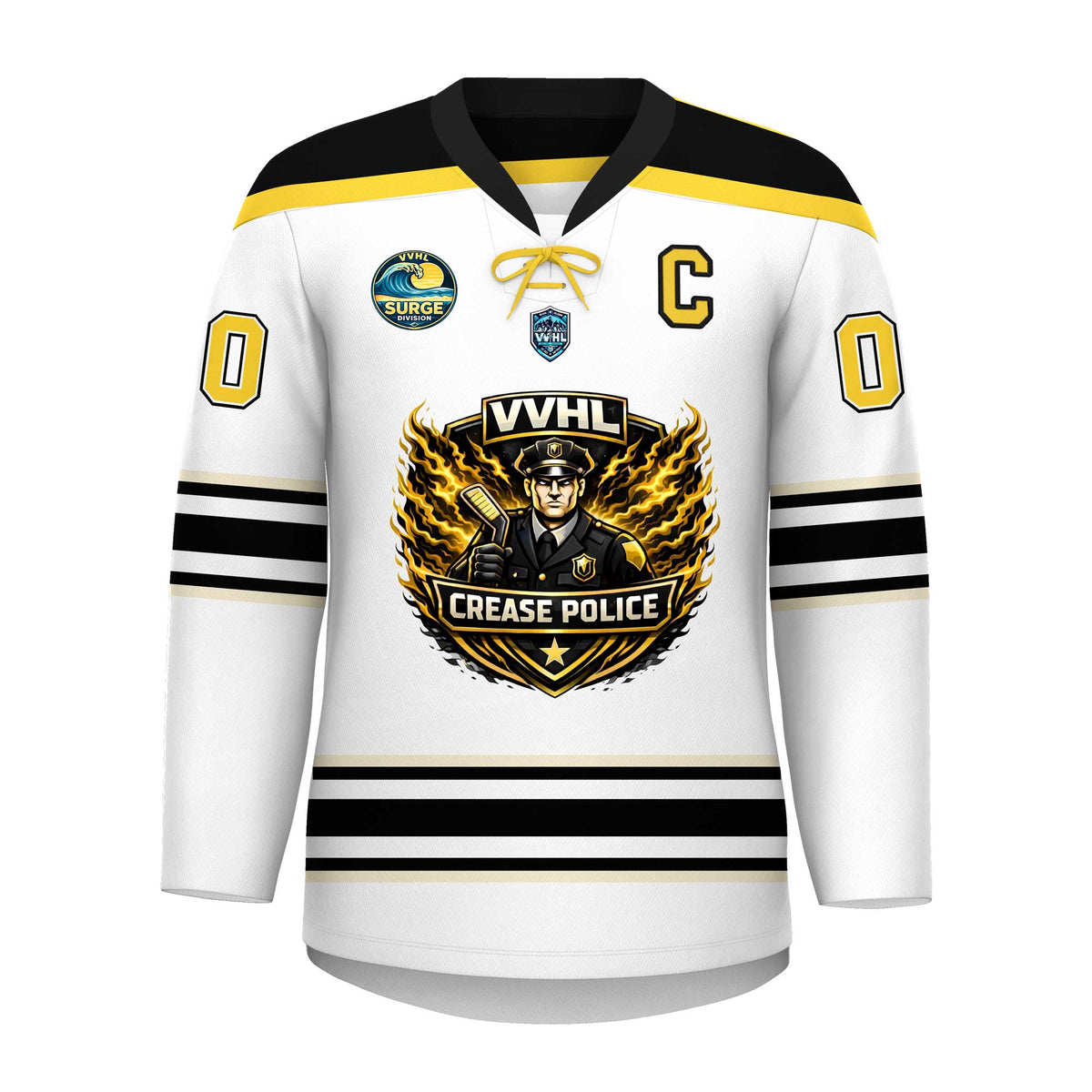 VVHL S10 CREASE POLICE Hockey Jersey